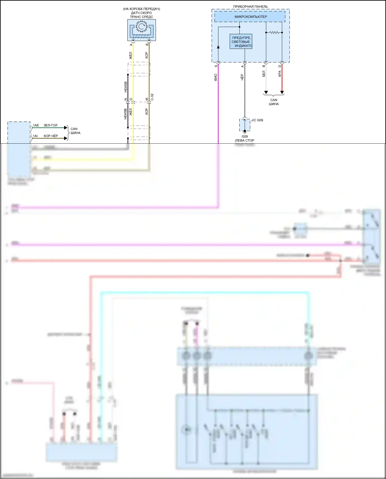MX-5 Mazda ND (2015-2024): Электросхема круиз-контроля (2 из 2) 