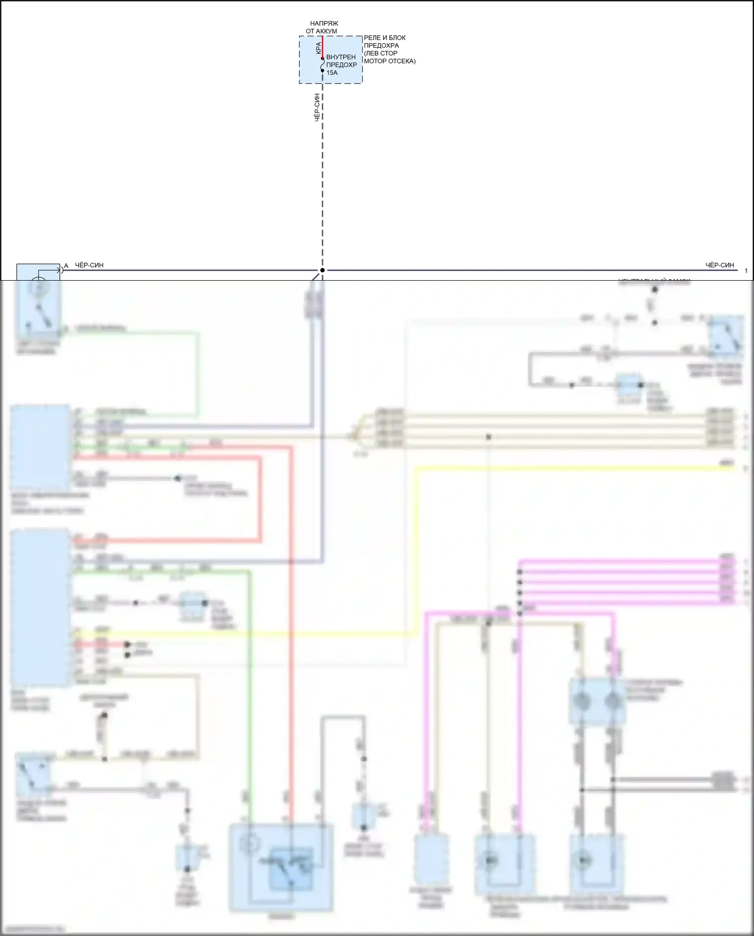 MX-5 Mazda ND (2015-2024): Электросхема освещения салона (1 из 2) 