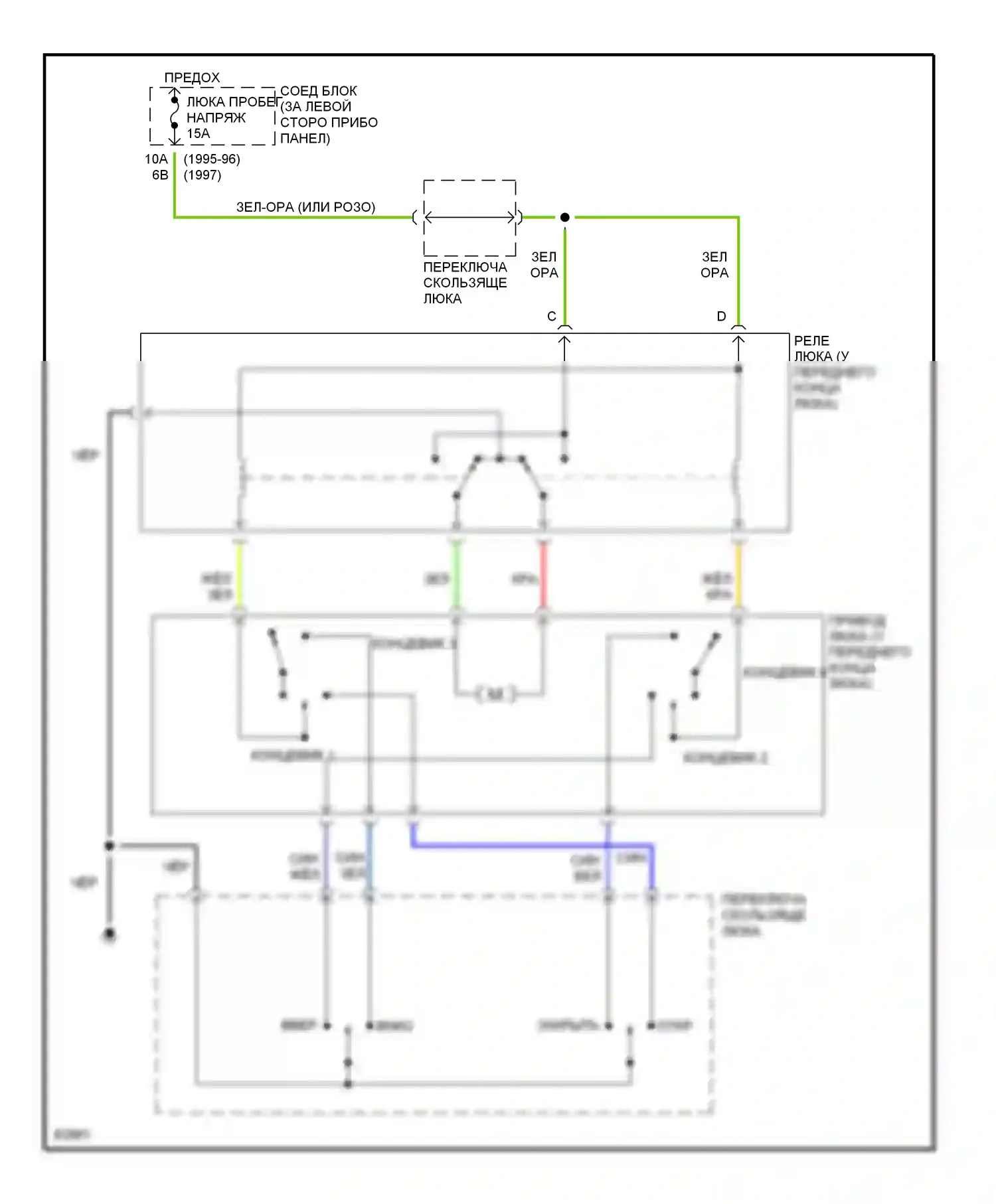 Protege Mazda BH (1994-1999): Складная крыша/цепи штриховки 
