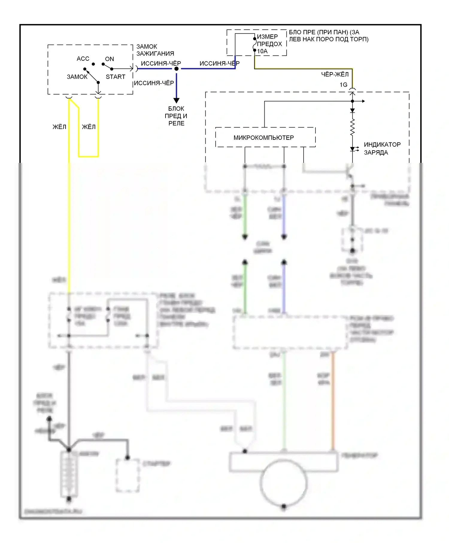 RX-8 Mazda I рестайлинг (2008-2012): Электросхема генератора 