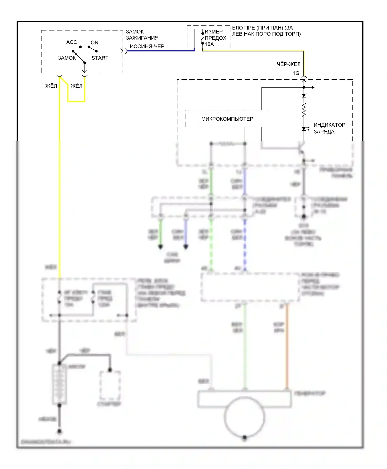 RX-8 Mazda I (2003-2008): Электросхема генератора 