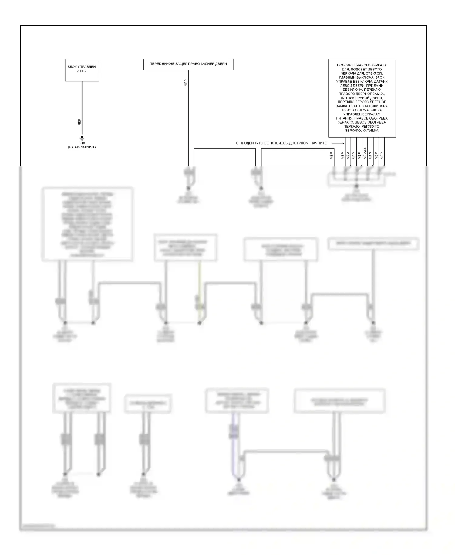 RX-8 Mazda I (2003-2008): Электросхема разводки массы (2 из 2) 
