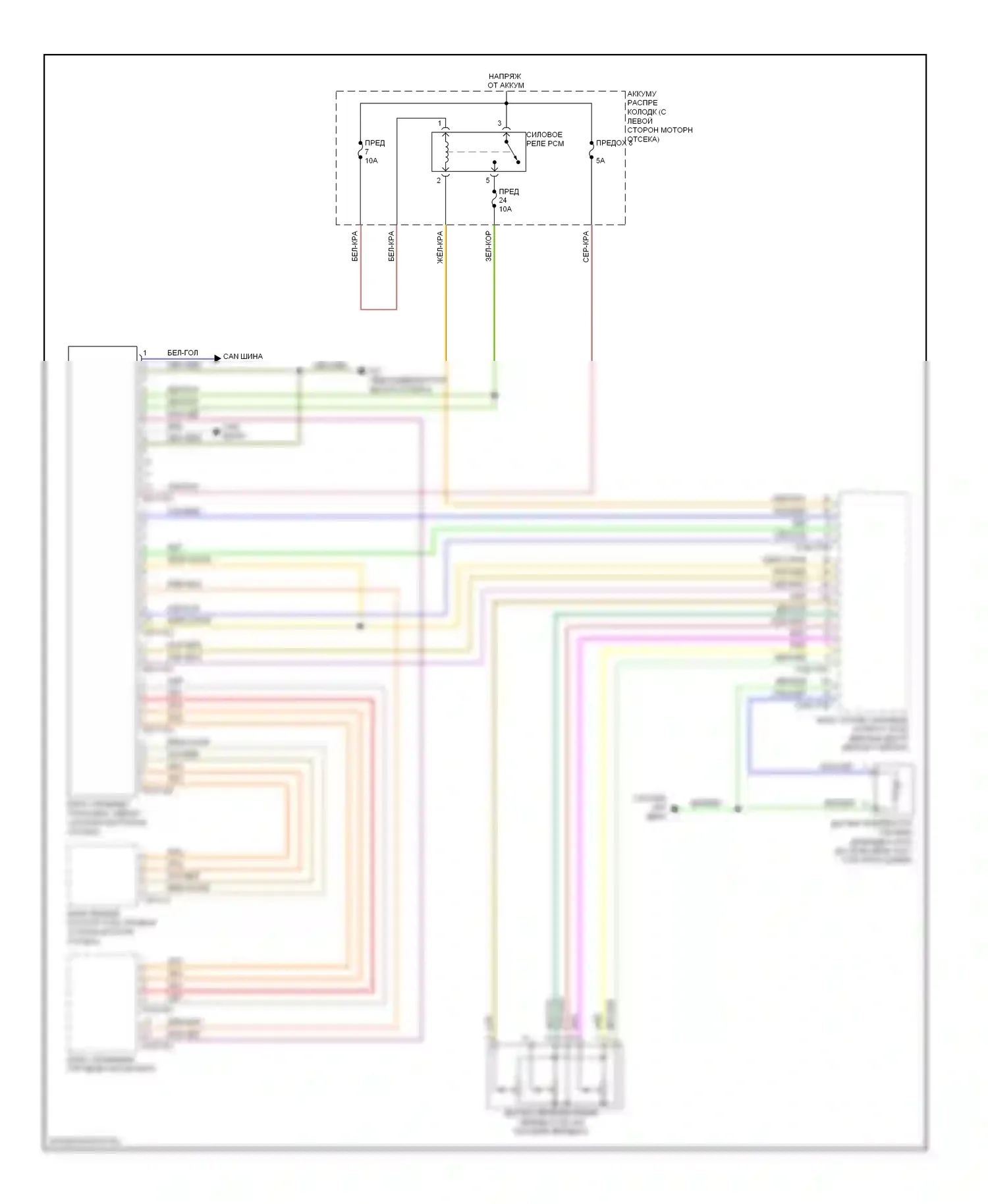 Tribute Mazda II (2007-2011): 2,5л, электросхема автоматической коробки передач, гибрид 