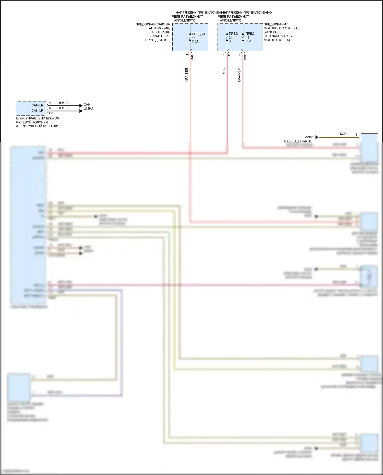 A-класс Mercedes-Benz W177 (2018-2023): Дворники и омыватели электросхема 