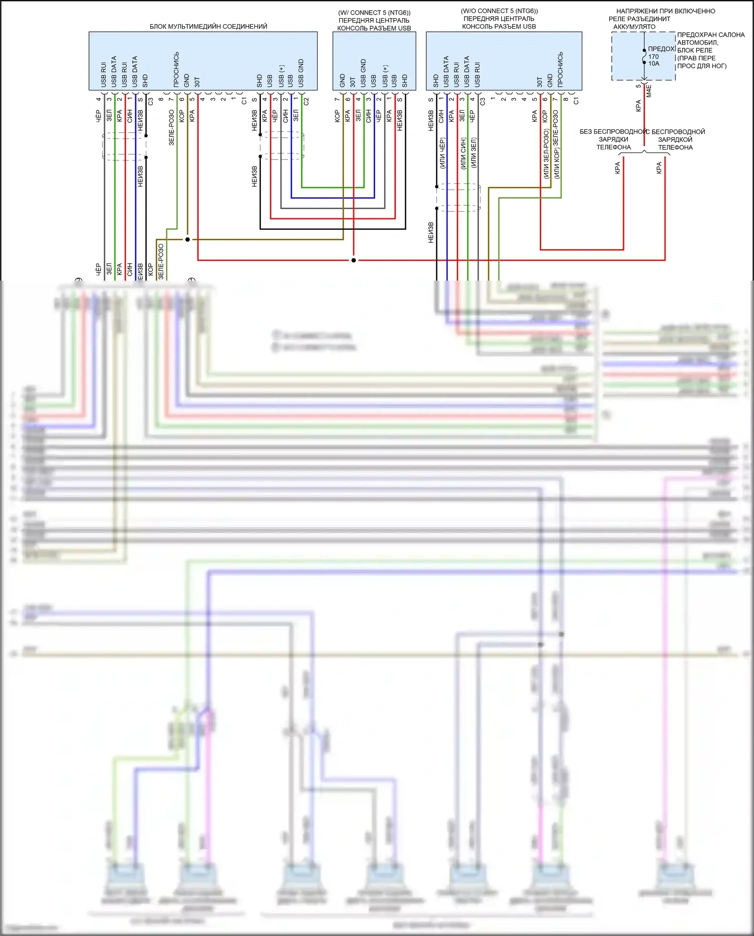 A-класс Mercedes-Benz W177 (2018-2023): Электросхема магнитолы comand (2 из 6) 