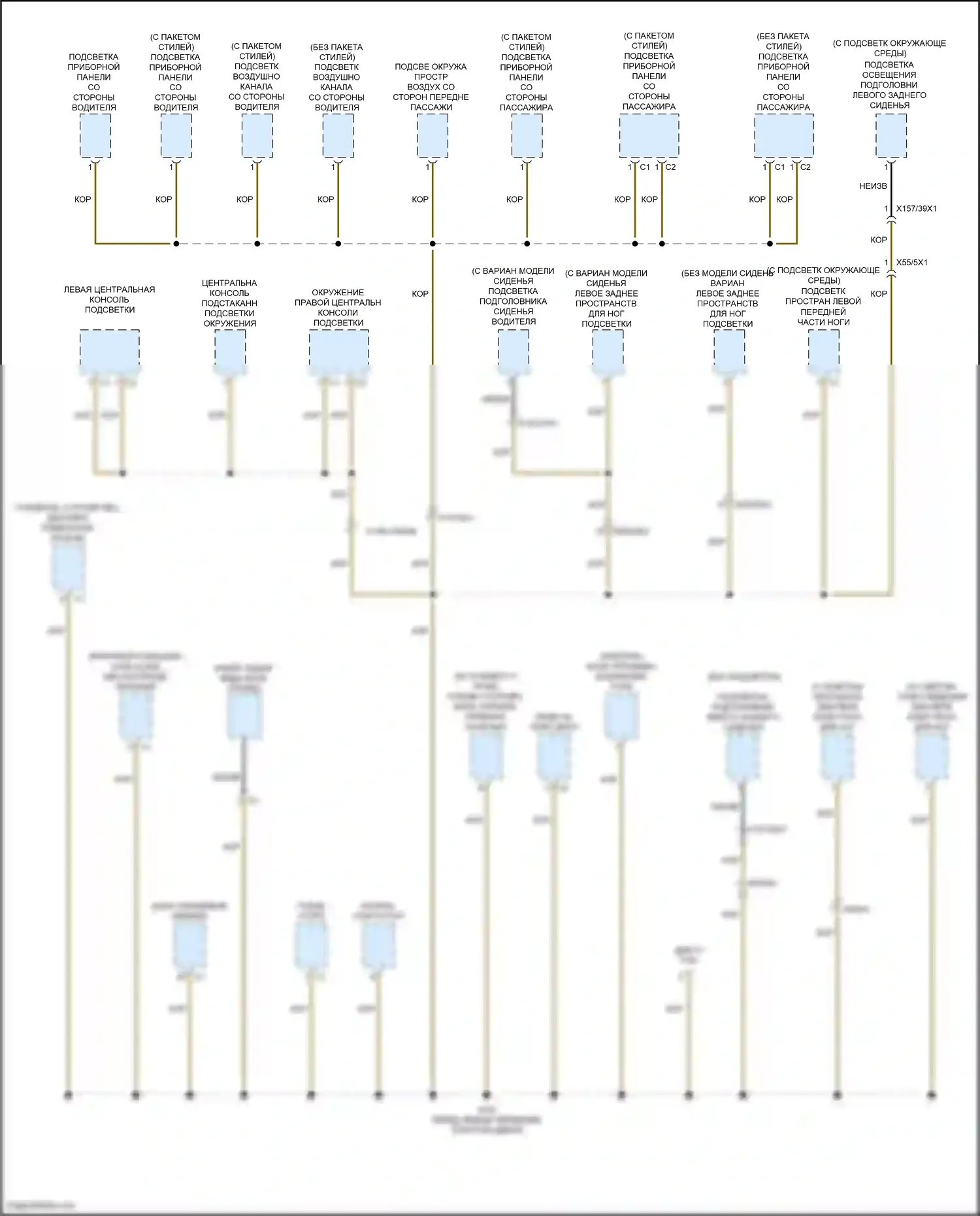 A-класс Mercedes-Benz W177 (2018-2023): Электросхема распределения массы (7 из 7) 