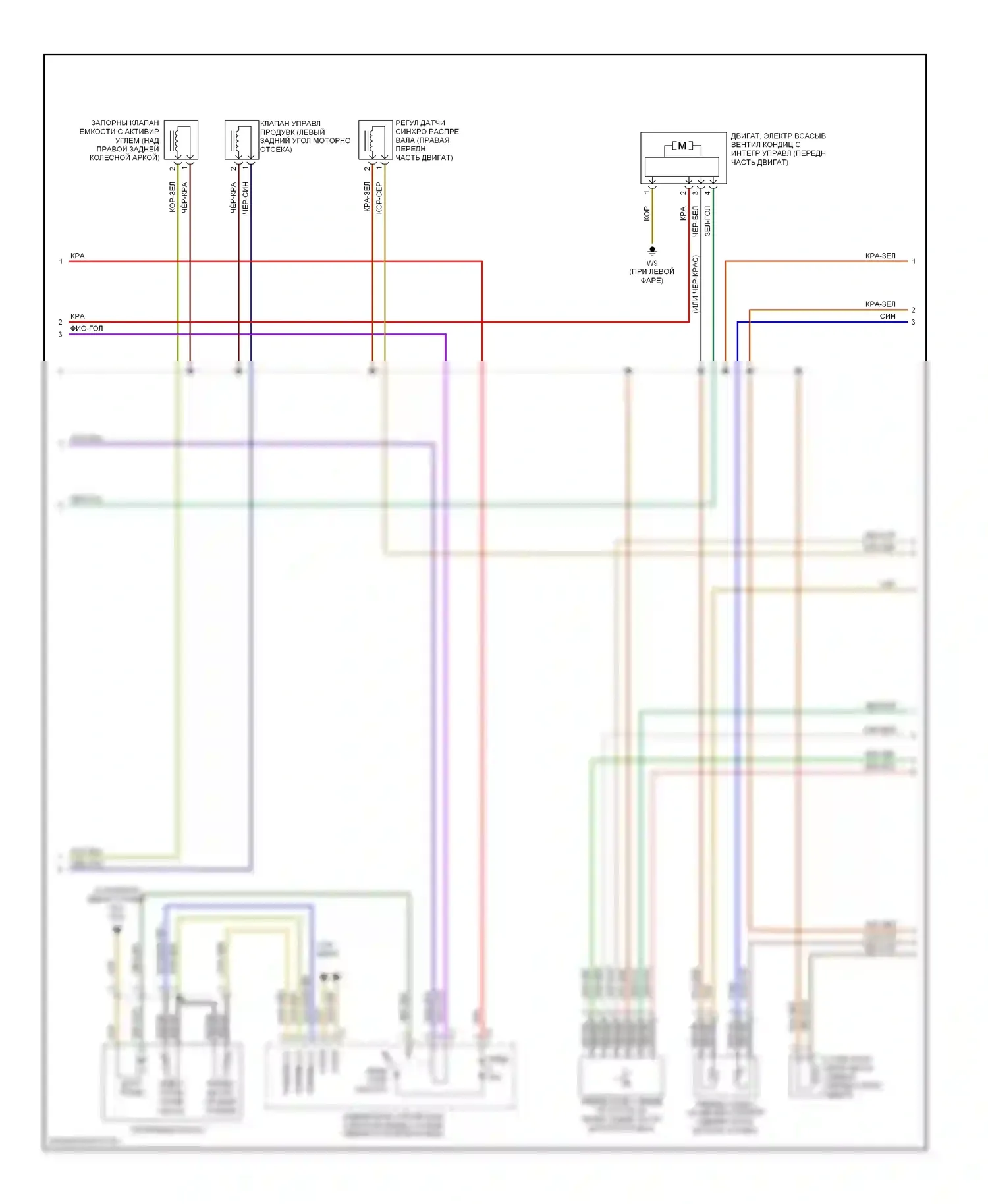C-класс AMG Mercedes-Benz W203/S203/CL203 рестайлинг (2004-2007): Электросхема двигателя 1.8l (2 из 4) 