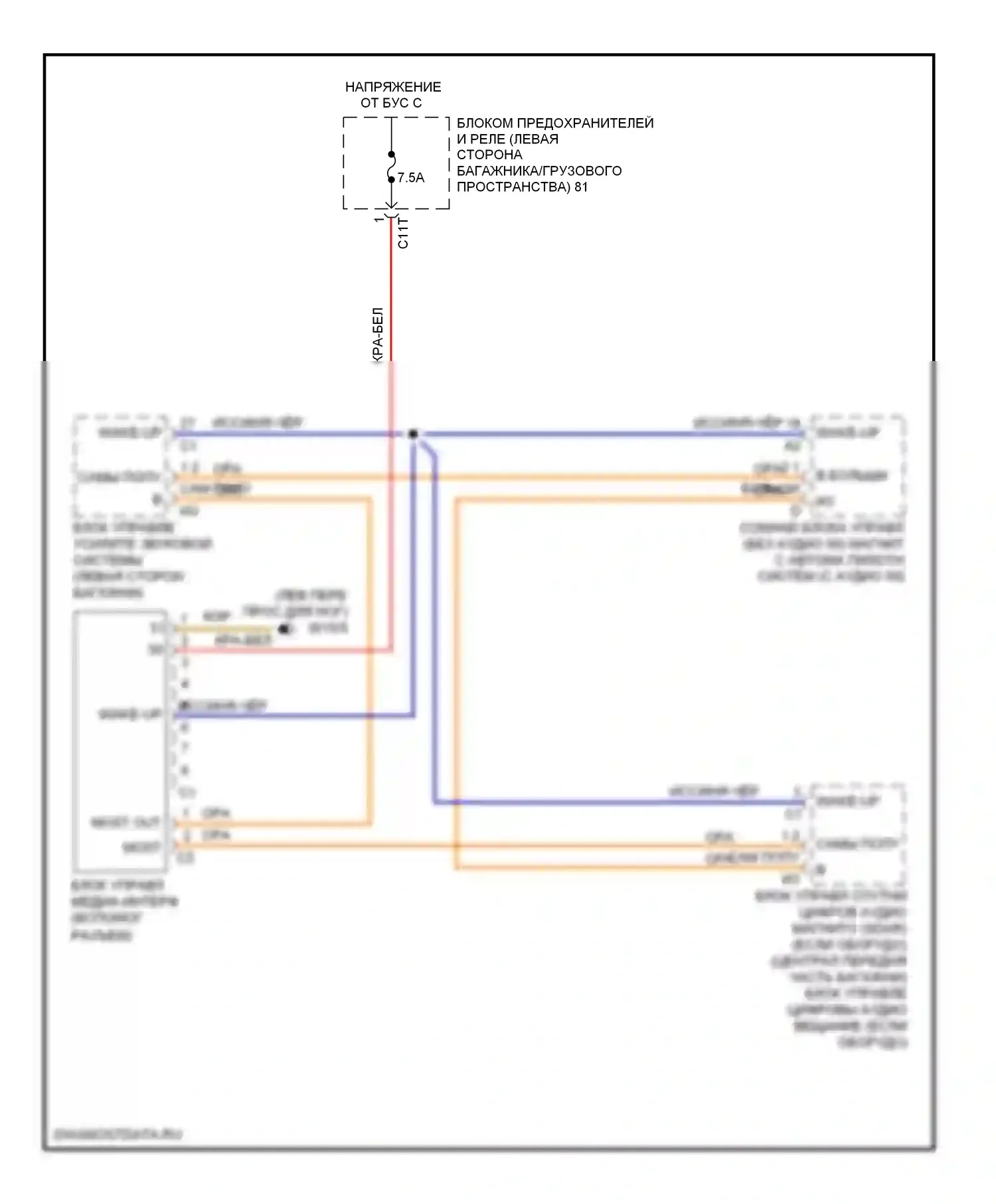 C-класс Mercedes-Benz W204/S204 (2006-2011): Большинство электросхем подключения шины данных 