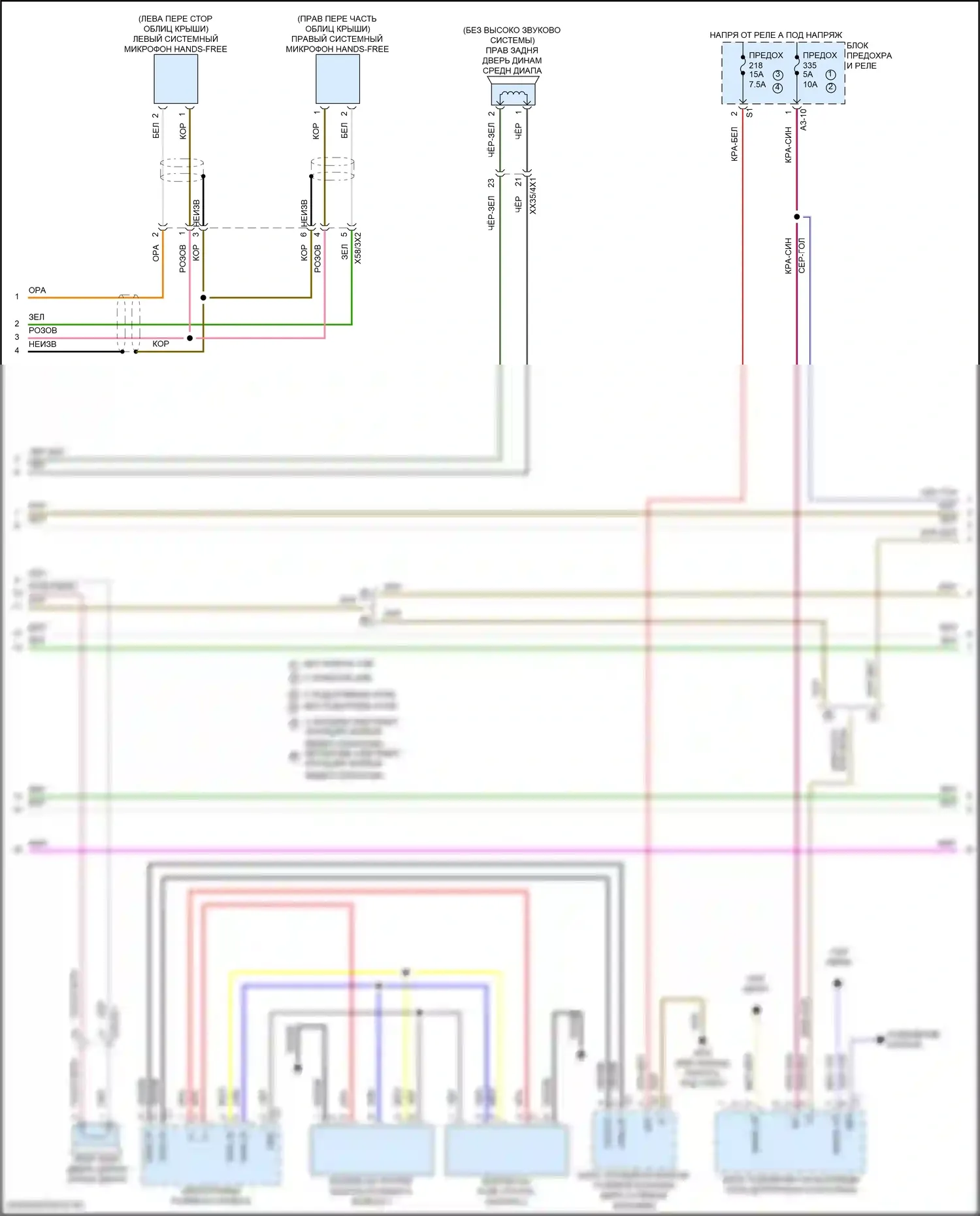 C-класс Mercedes-Benz W206/S206 (2021-2024): Электросхема магнитолы comand (2 из 6) 