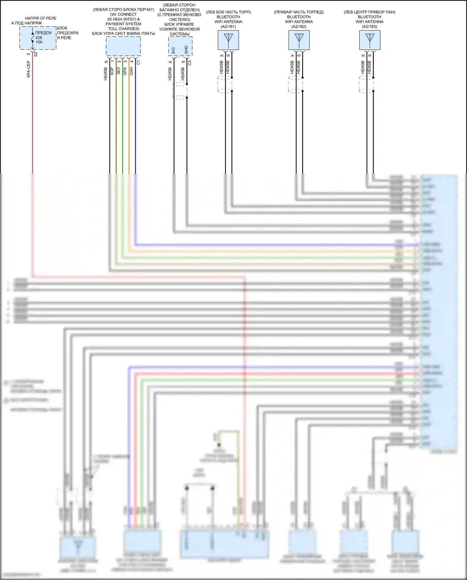 C-класс Mercedes-Benz W206/S206 (2021-2024): Электросхема магнитолы comand (6 из 6) 