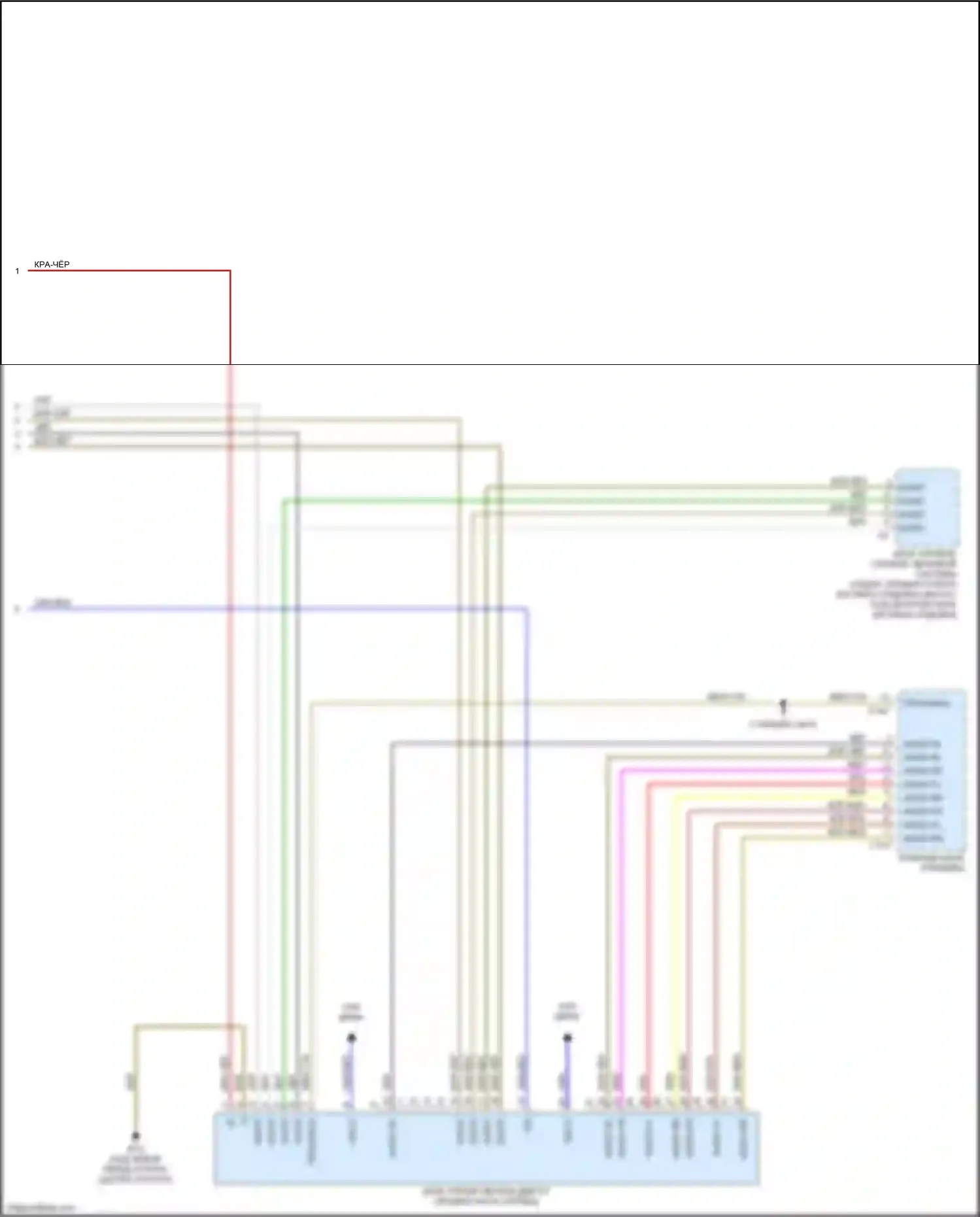 CLA-класс Mercedes-Benz C117/X117 рестайлинг (2016-2019): Электросхема усилителя звука (3 из 3) 
