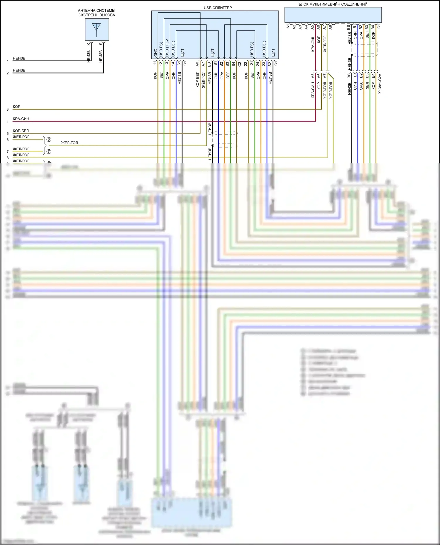 CLA-класс Mercedes-Benz C117/X117 рестайлинг (2016-2019): Магнитола comand электросхема, без dvd (4 из 5) 