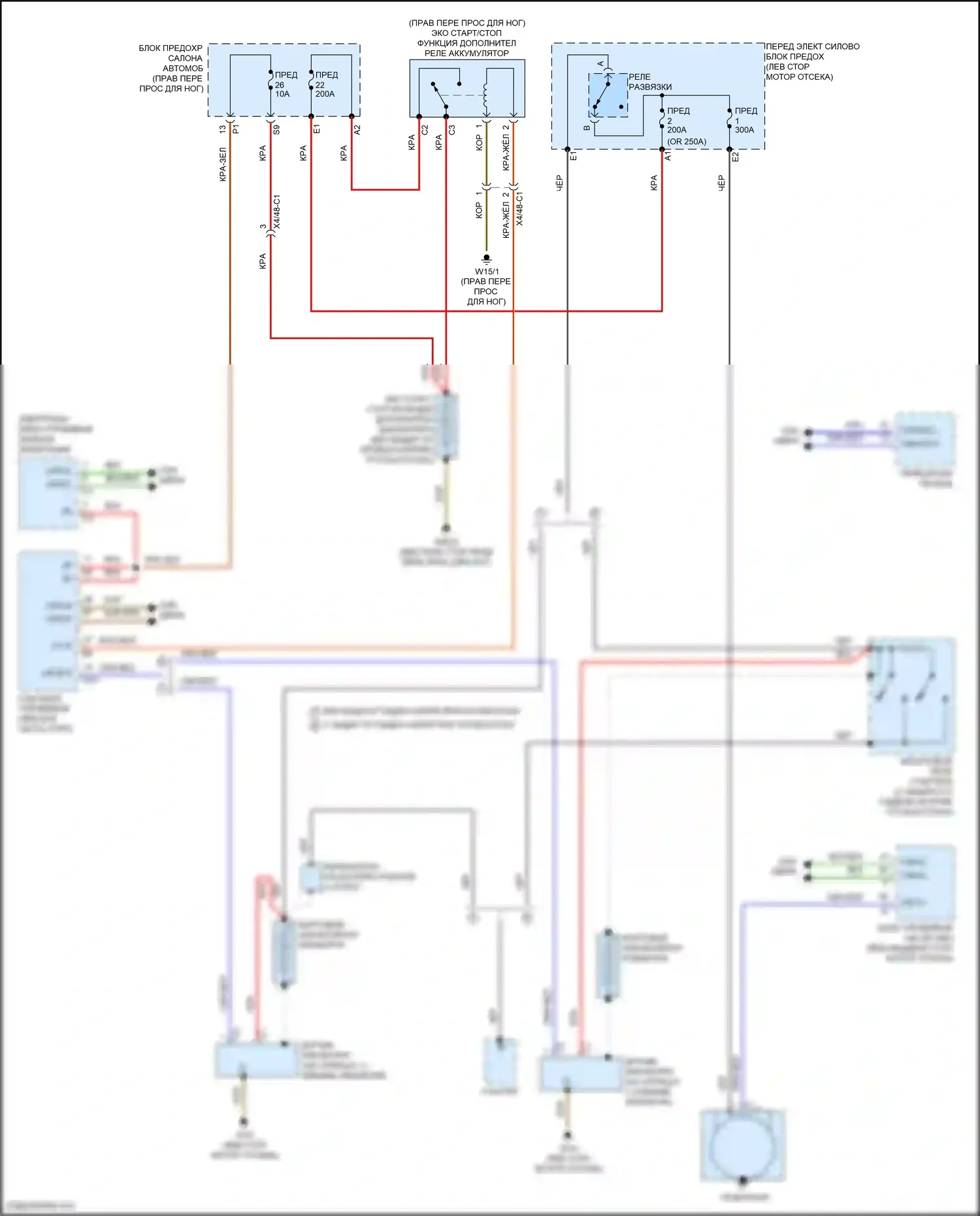 CLA-класс Mercedes-Benz C117/X117 рестайлинг (2016-2019): Электросхема генератора 