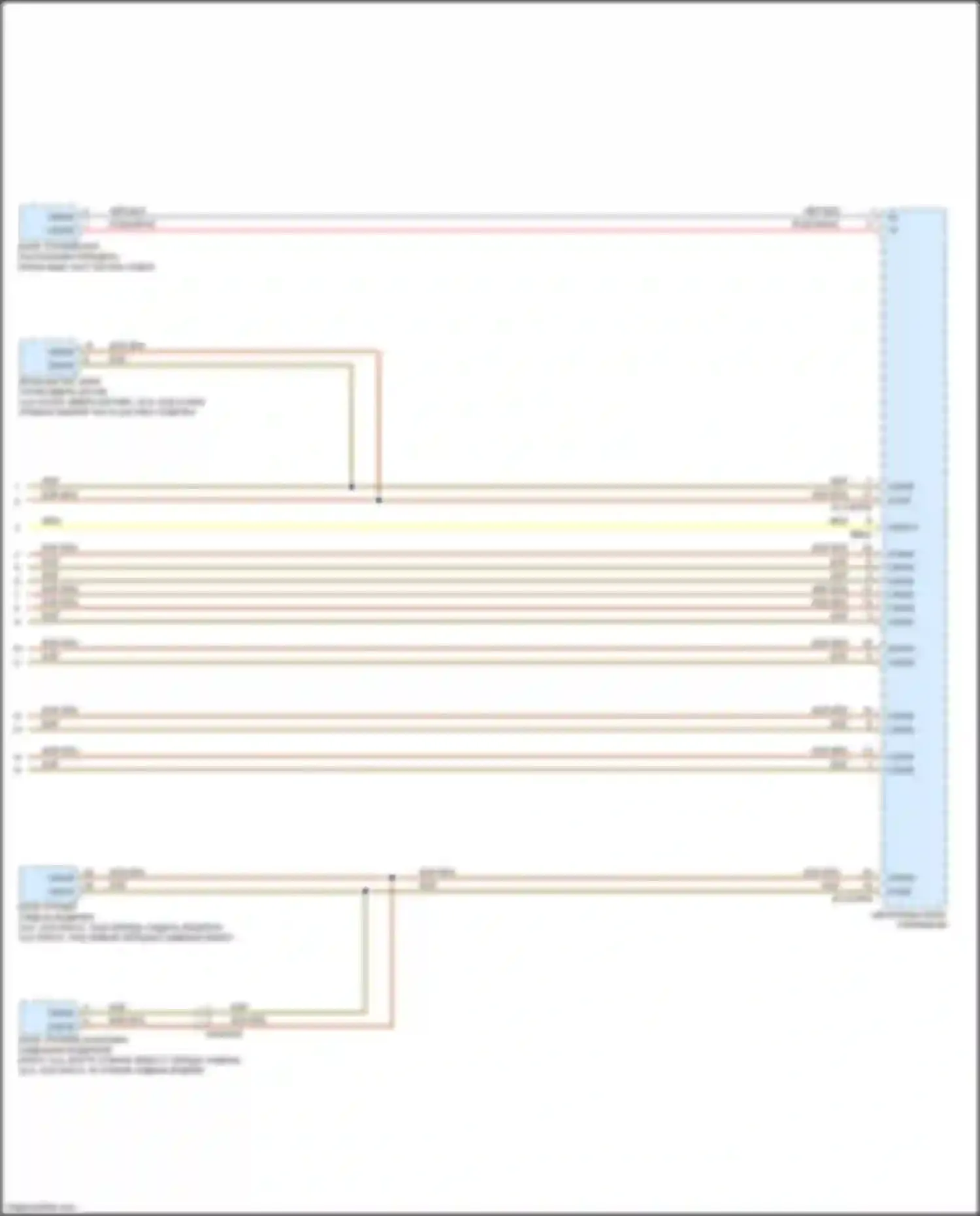 CLA-класс Mercedes-Benz C118 (2019-2023): Электросхема шины высокого/низкого уровня (6 из 6) 