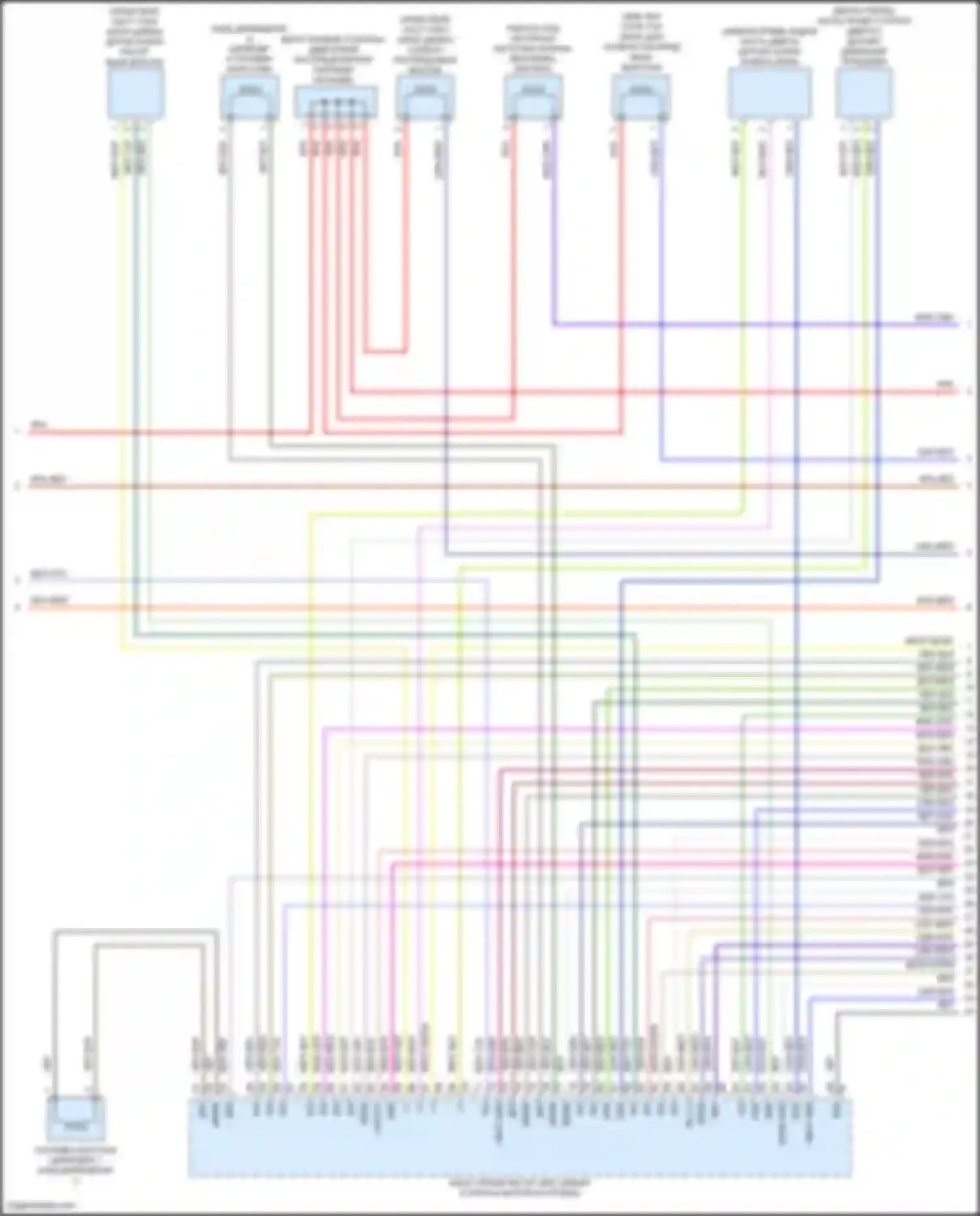 CLA-класс Mercedes-Benz C118 (2019-2023): Электросхема двигателя 2.0 л турбо (5 из 8) 
