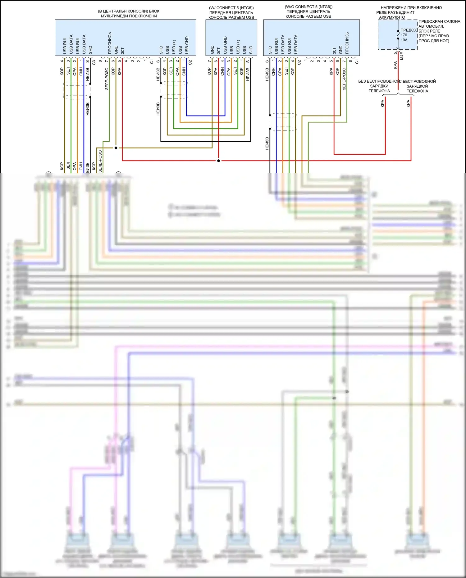 CLA-класс Mercedes-Benz C118 (2019-2023): Электросхема магнитолы comand (2 из 6) 