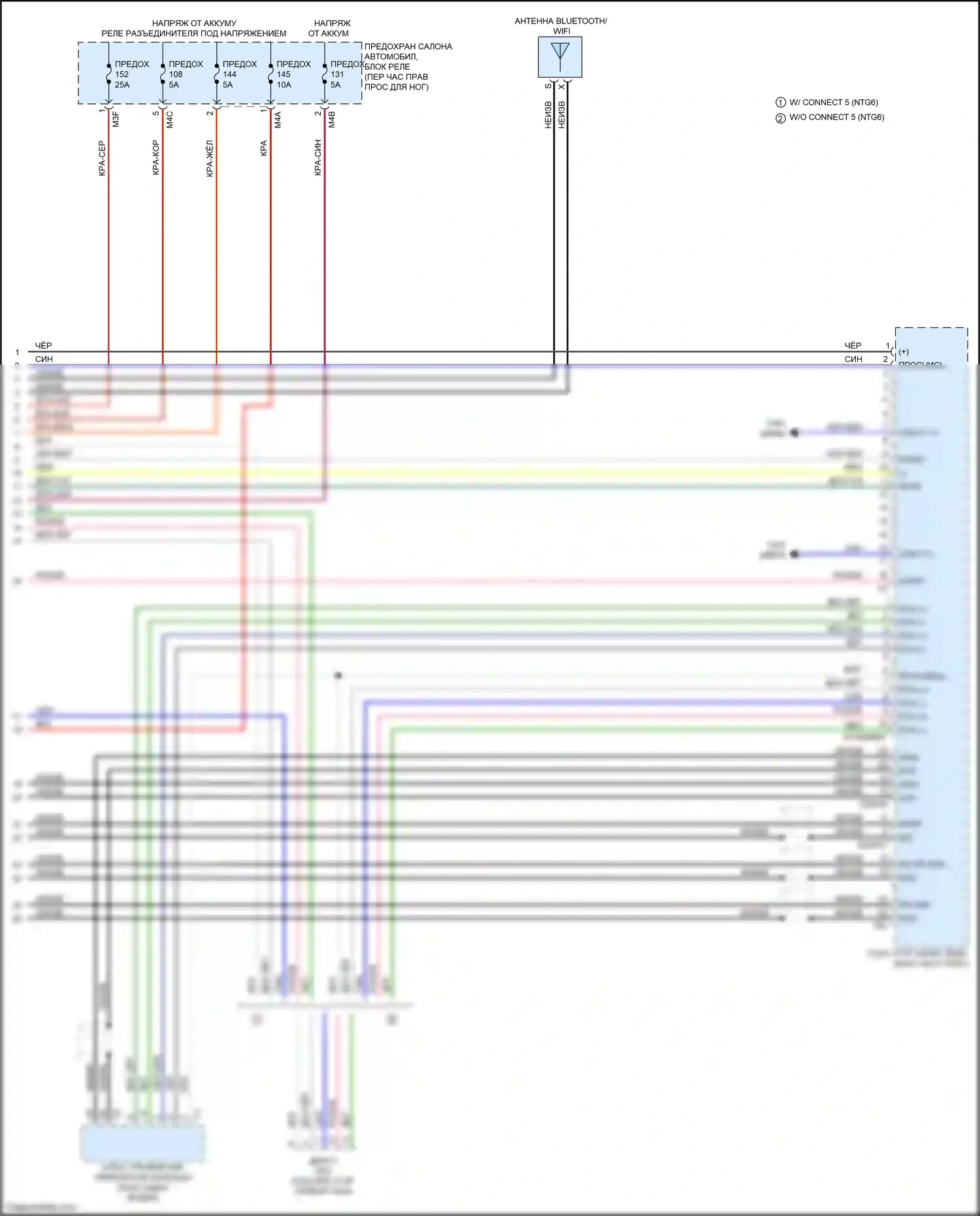 CLA-класс Mercedes-Benz C118 (2019-2023): Электросхема магнитолы comand (6 из 6) 