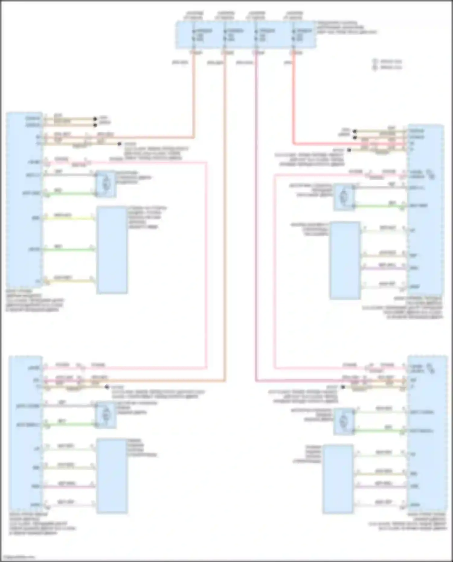 CLA-класс Mercedes-Benz C118 (2019-2023): Стеклоподъемники электросхема 