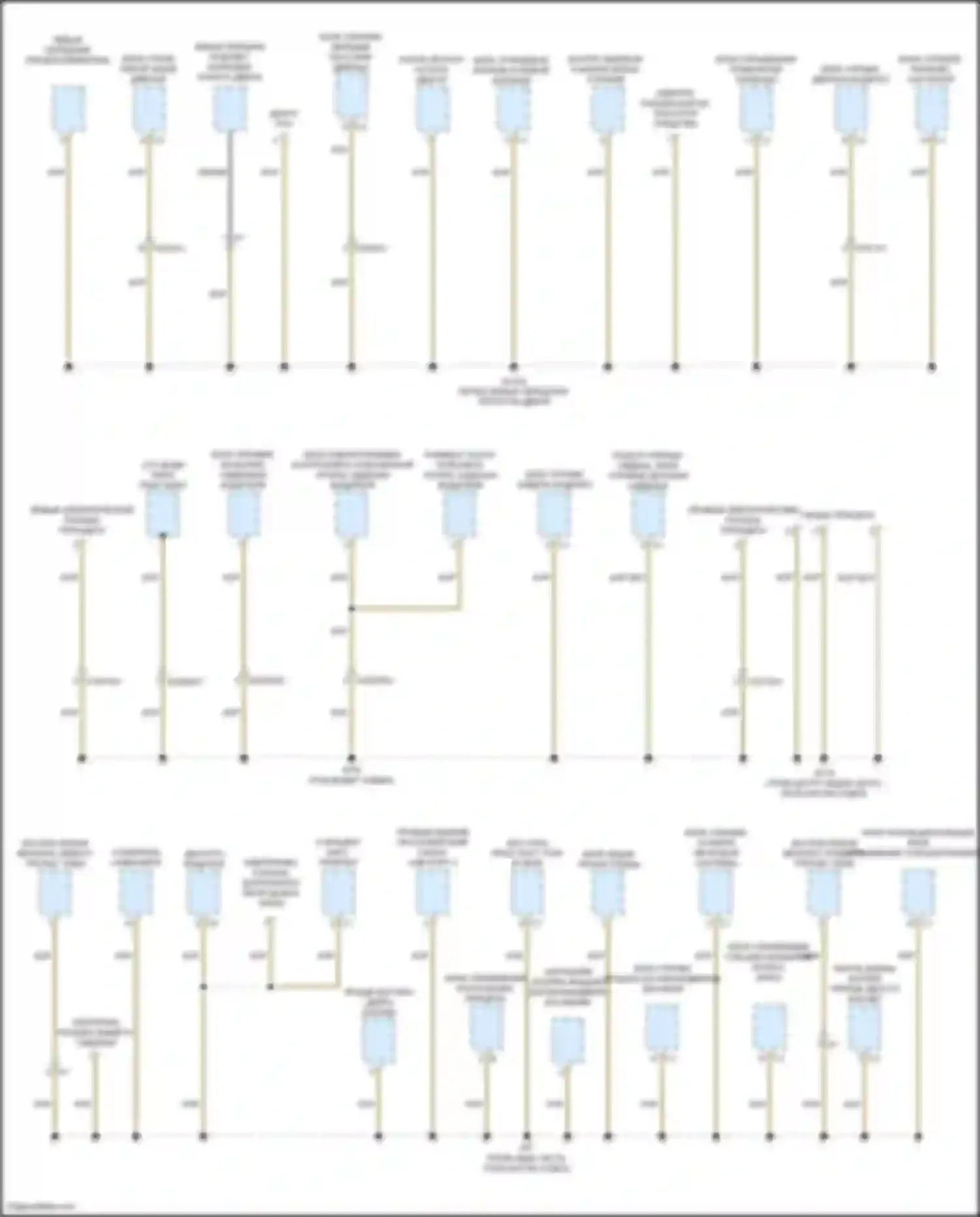 CLA-класс Mercedes-Benz C118 (2019-2023): Электросхема разводки массы (4 из 6) 