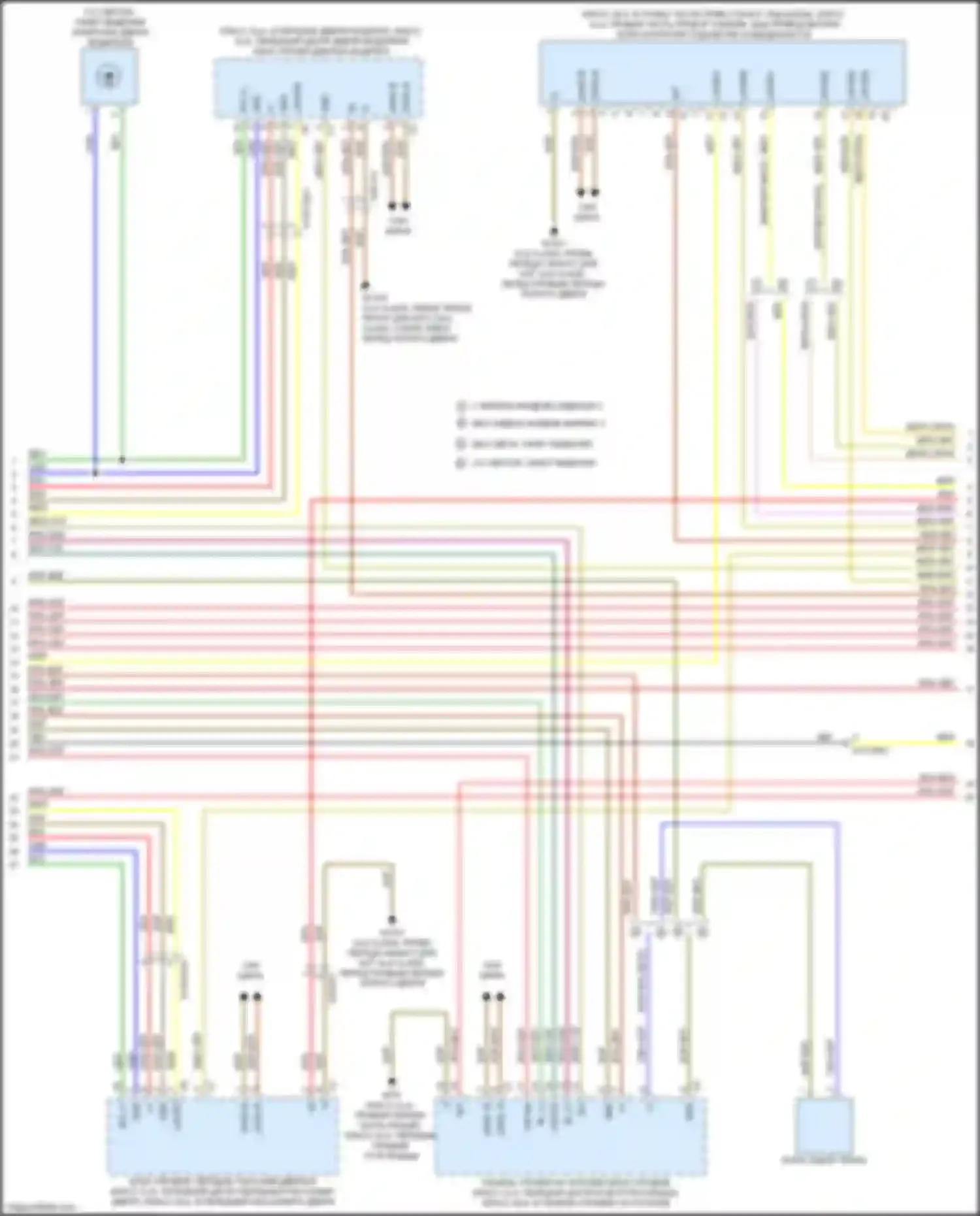 Электросхема подключения без сиденья модели варианта 3 для Mercedes-Benz CLA-класс C118 (2019-2023)