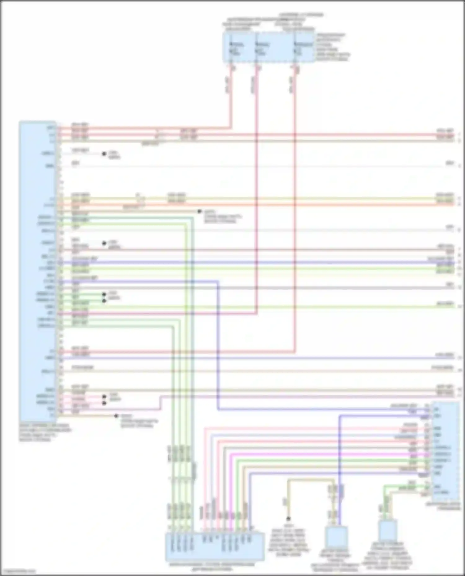 Электросхема подключения can h l для Mercedes-Benz CLA-класс C118 (2019-2023)