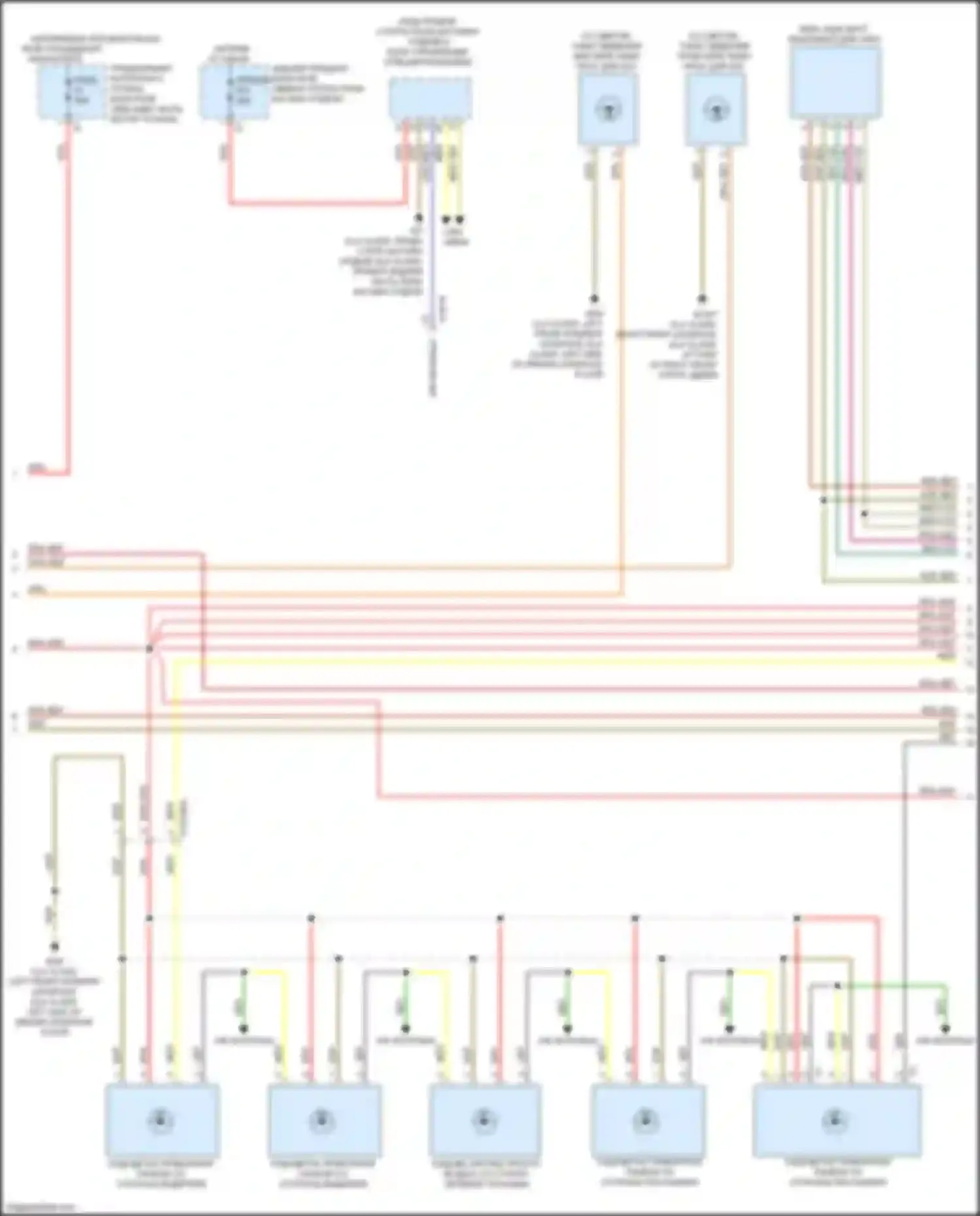 Электросхема подключения can шины для Mercedes-Benz CLA-класс C118 (2019-2023)