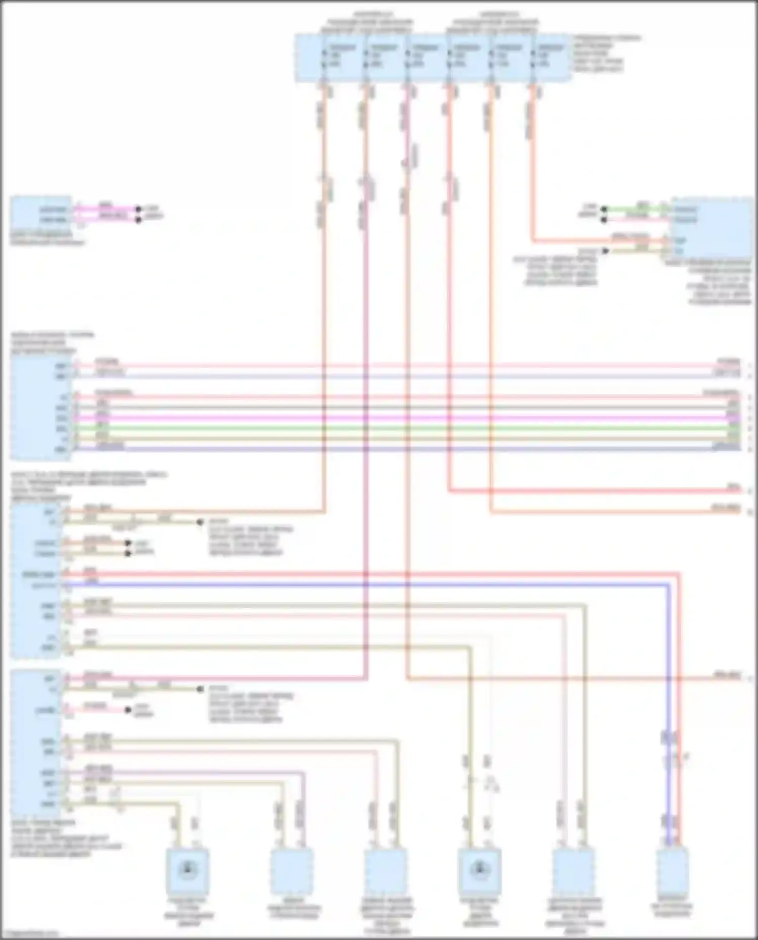 Электросхема подключения класса gla: в передней двери водителя, класса cla: переднего центра двери водителя для Mercedes-Benz CLA-класс C118 (2019-2023)