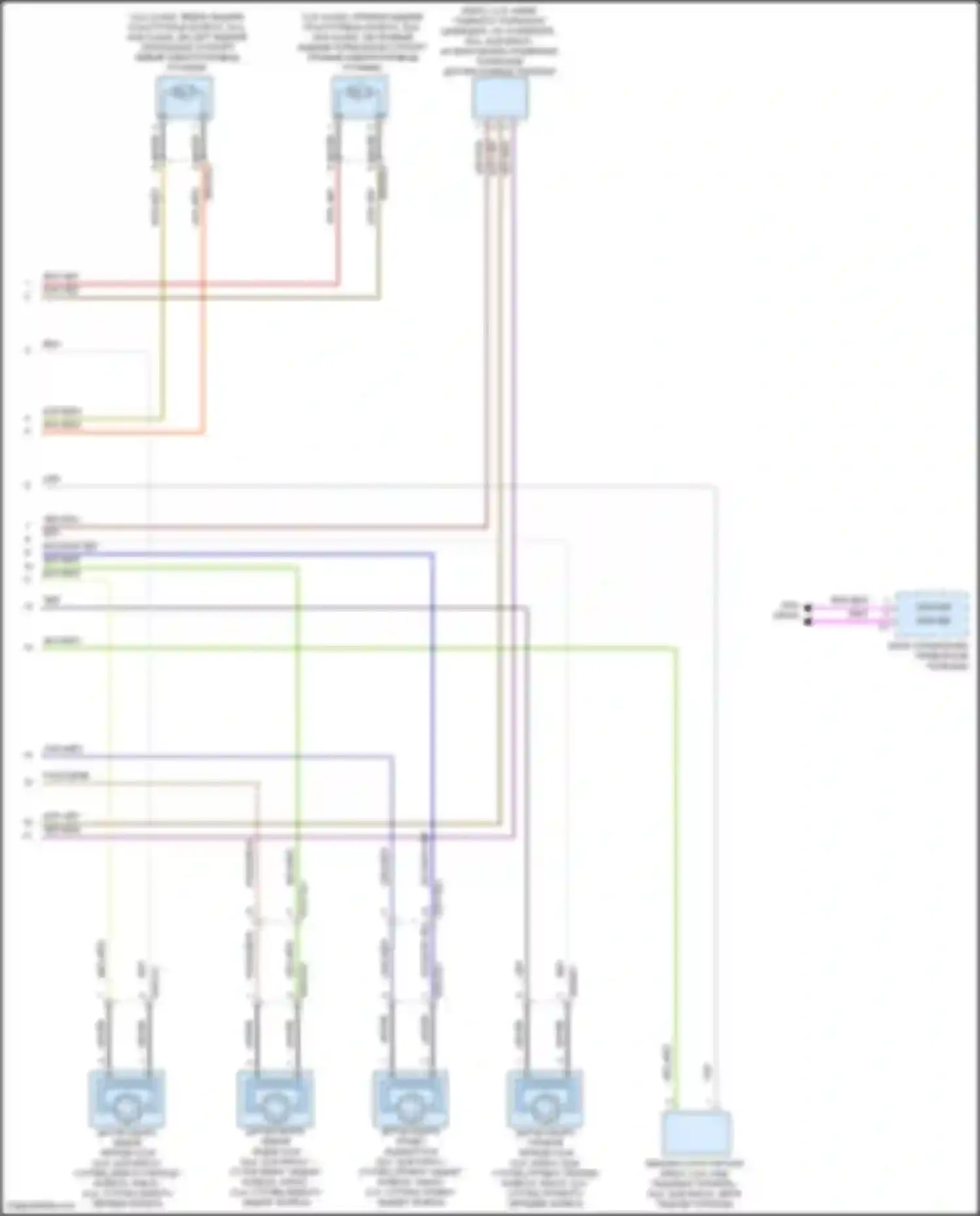 Электросхема подключения красно-желтого провода для Mercedes-Benz CLA-класс C118 (2019-2023)