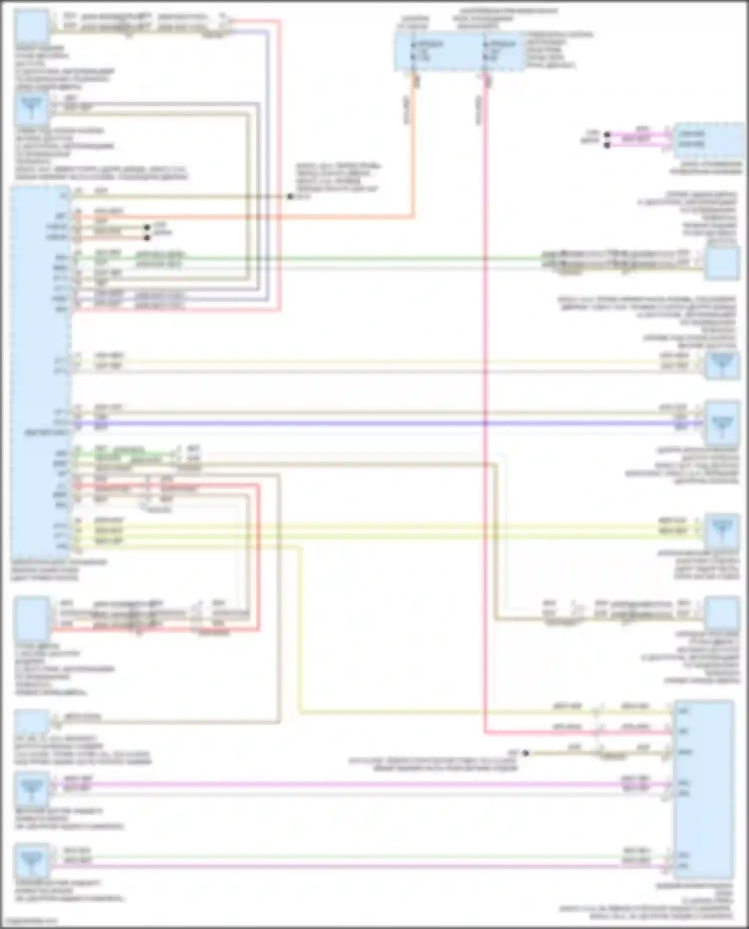 Электросхема подключения lf 2 для Mercedes-Benz CLA-класс C118 (2019-2023)