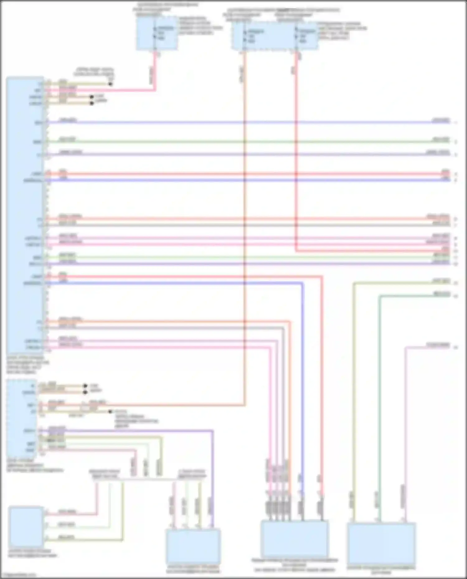 Электросхема подключения сигнала 2 для Mercedes-Benz CLA-класс C118 (2019-2023)