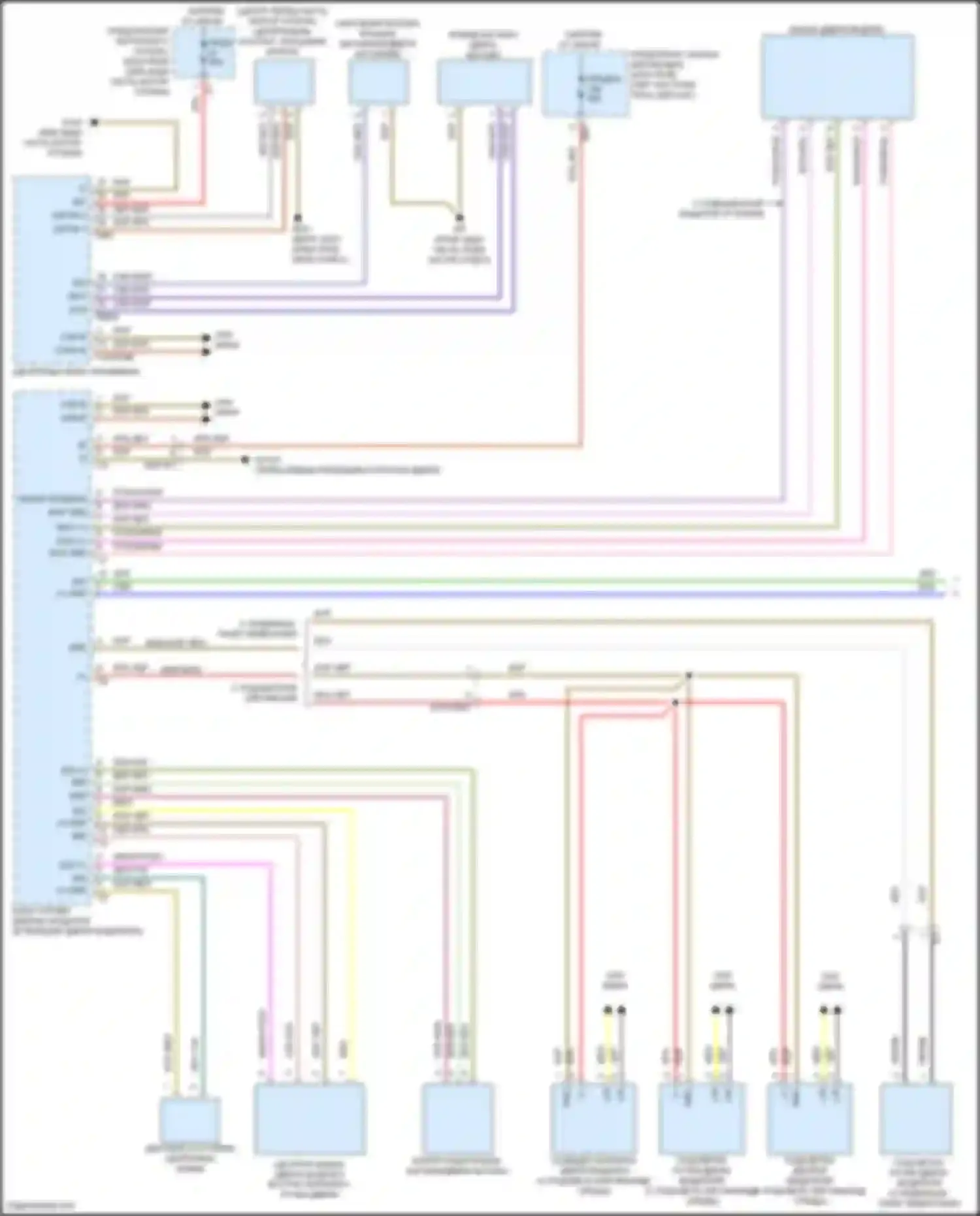 Электросхема подключения жёлтого провода для Mercedes-Benz CLA-класс C118 (2019-2023)
