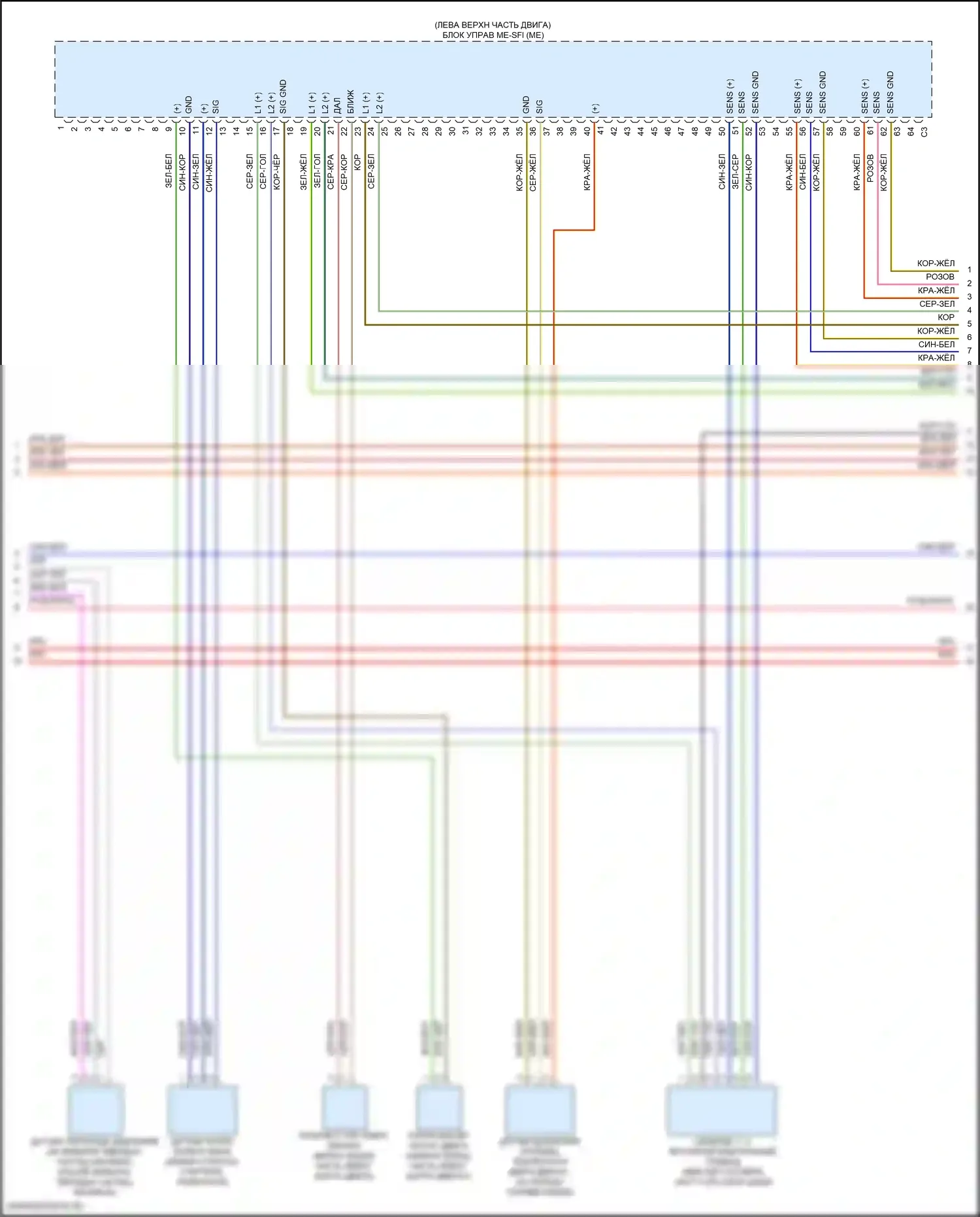 CLS-класс AMG Mercedes-Benz C257 рестайлинг (2021-2024): Электросхема двигателя 3.0l turbo hybrid (3 из 10) 