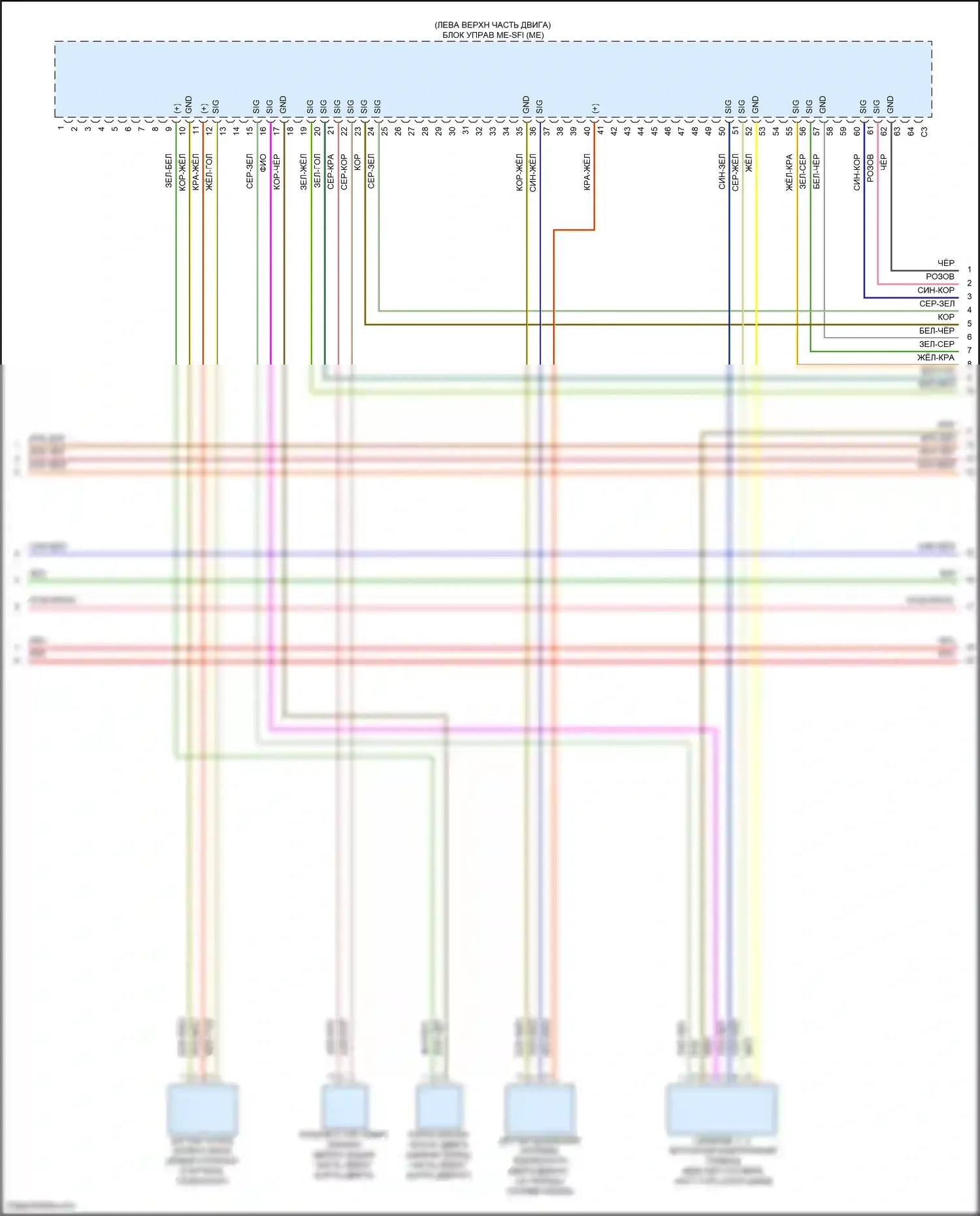 CLS-класс Mercedes-Benz C257 рестайлинг (2021-2024): Электросхема двигателя 3.0l turbo hybrid (3 из 9) 