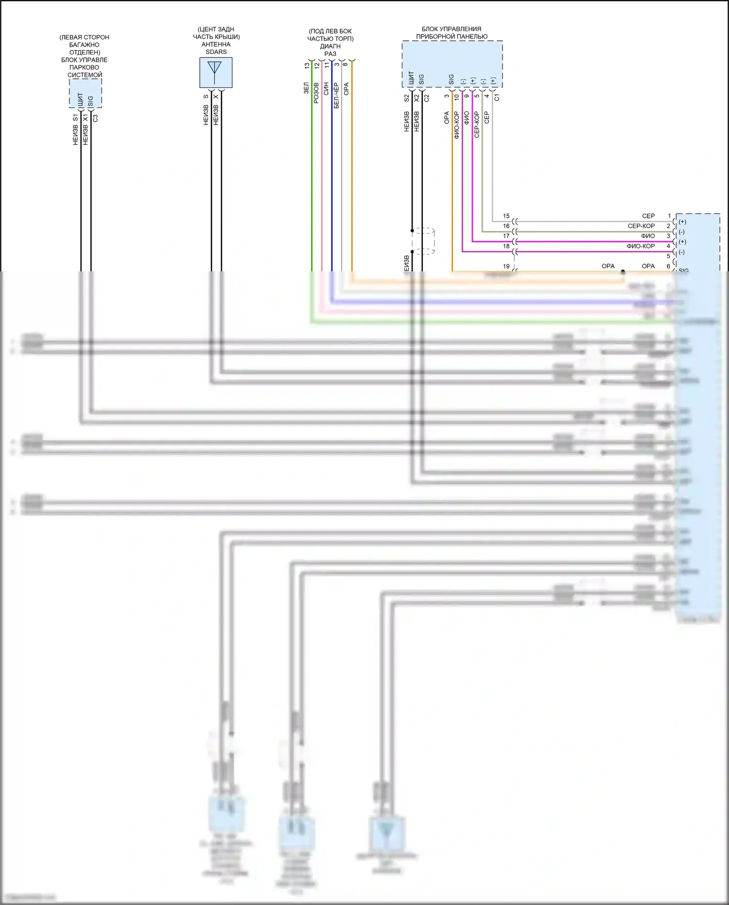 CLS-класс Mercedes-Benz C257 рестайлинг (2021-2024): Электросхема магнитолы comand (5 из 5) 