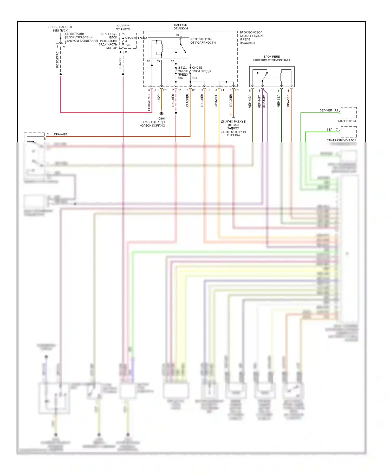E-класс AMG Mercedes-Benz W210/S210 рестайлинг (1999-2002): Электросхемы антиблокировочной системы abs (2 из 2) 