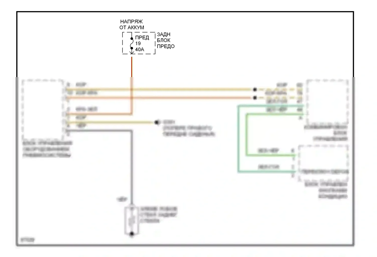 E-класс Mercedes-Benz W210/S210 (1995-1999): Электросхема подогрева 