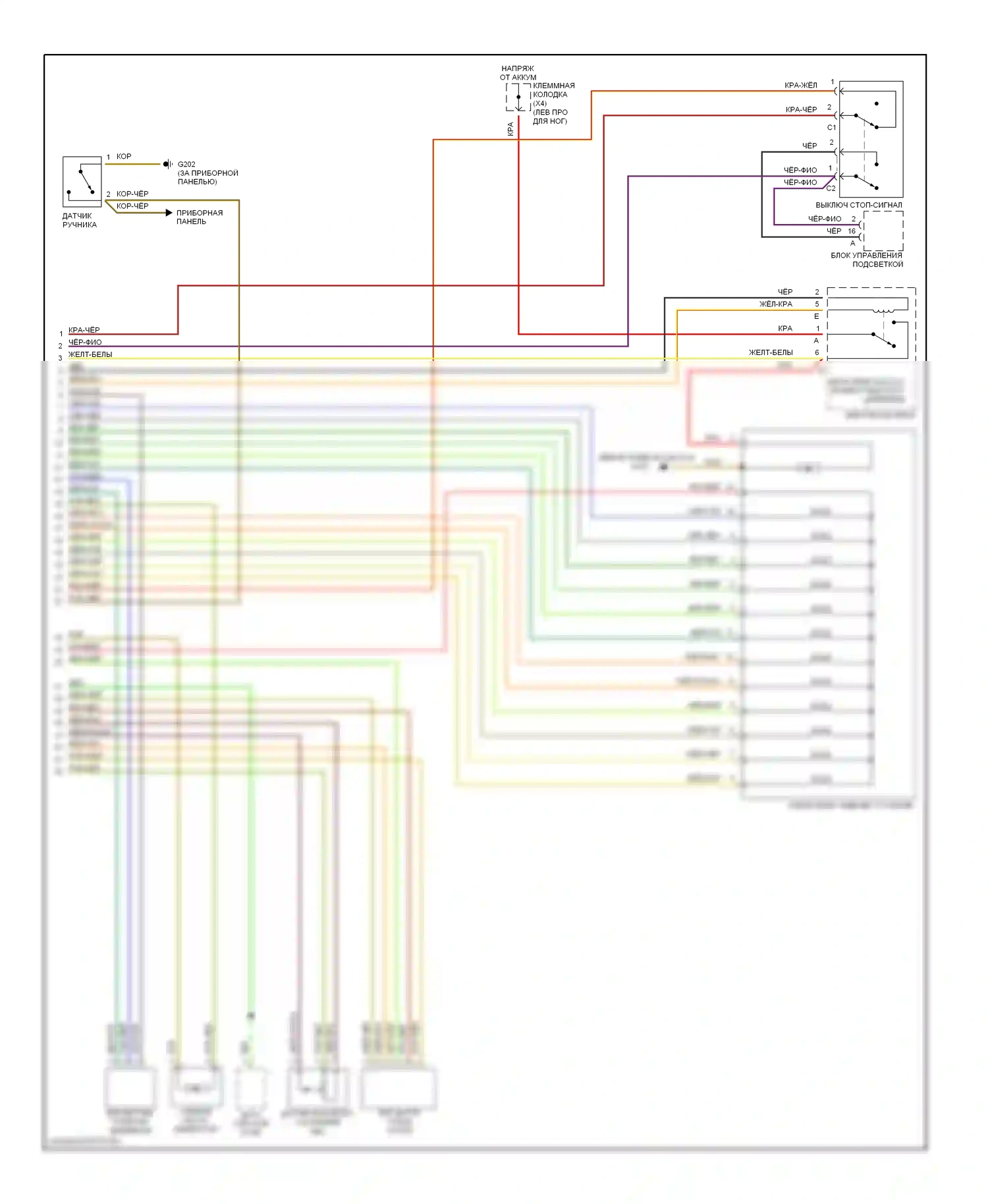 E-класс AMG Mercedes-Benz W210/S210 (1996-1999): Электросхемы антиблокировочной системы abs, с курсовыми устойчивостями (esp) (2 из 2) 