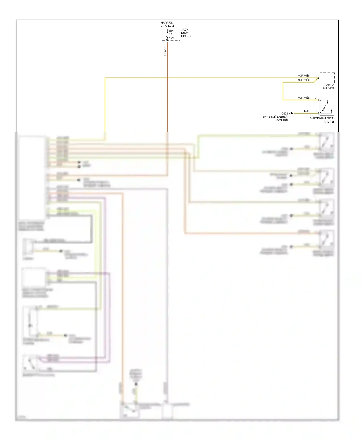 E-класс AMG Mercedes-Benz W210/S210 (1996-1999): Сигнализации электросхема 