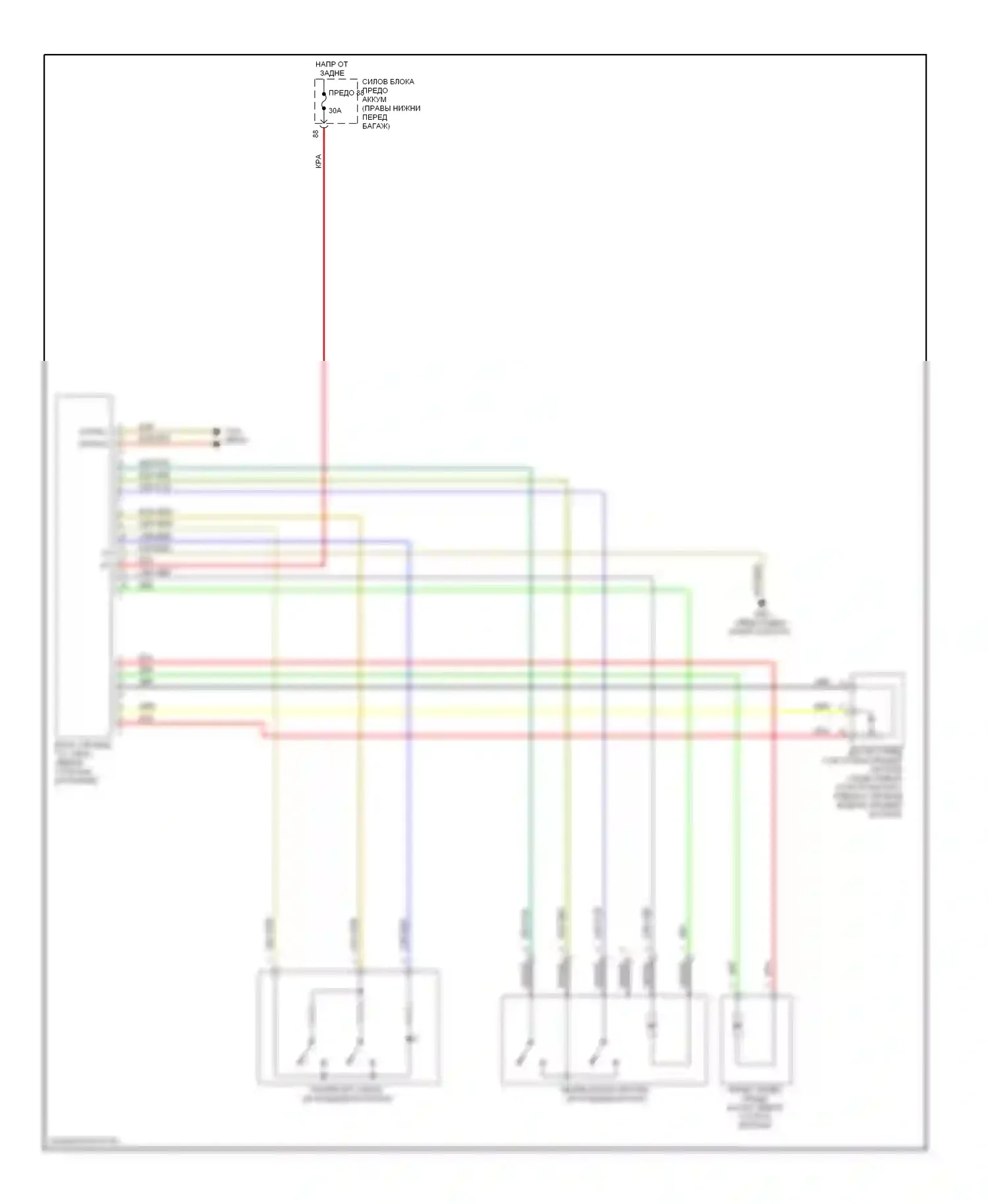 E-класс Mercedes-Benz W211/S211 (2002-2006): Электропривод багажника электросхема 
