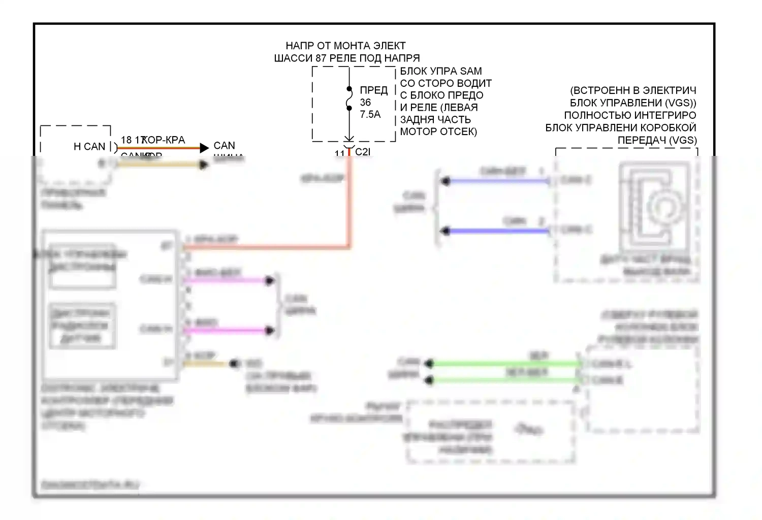 E-класс Mercedes-Benz W212/S212/C207/A207 (2009-2013): 3.5л, электросхема электронного акселератора/круиз/контроля оборотов холостого хода, седан 