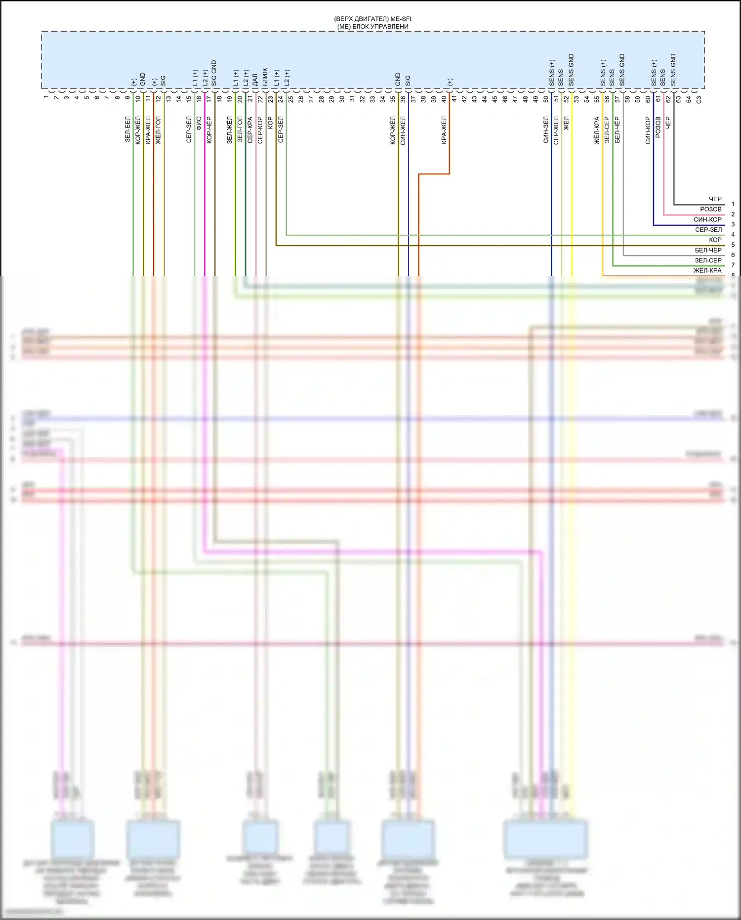 E-класс All-Terrain Mercedes-Benz S213 рестайлинг (2020-2024): Электросхема двигателя 3.0l turbo hybrid (3 из 10) 