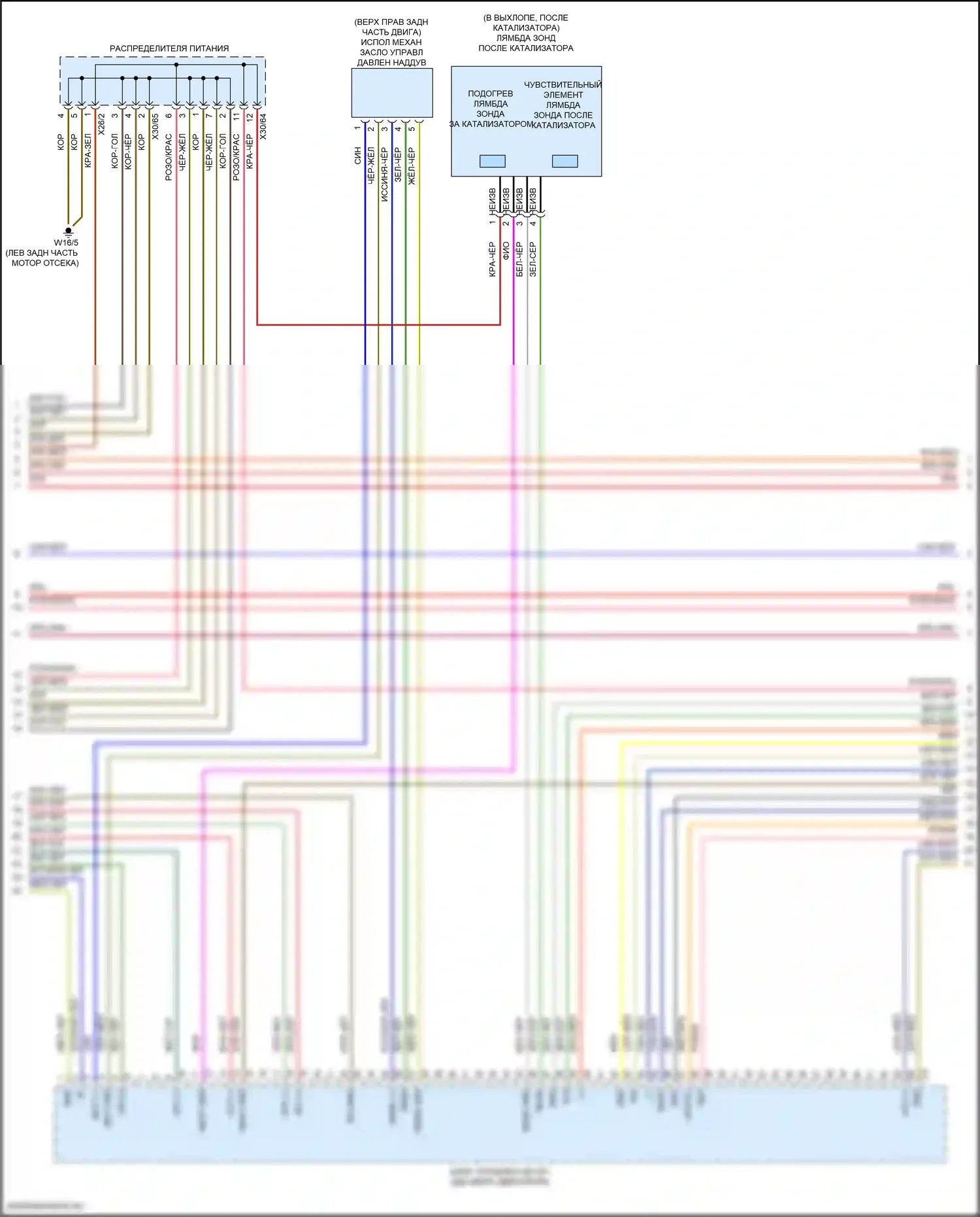E-класс All-Terrain Mercedes-Benz S213 рестайлинг (2020-2024): Электросхема двигателя 3.0l turbo hybrid (5 из 10) 