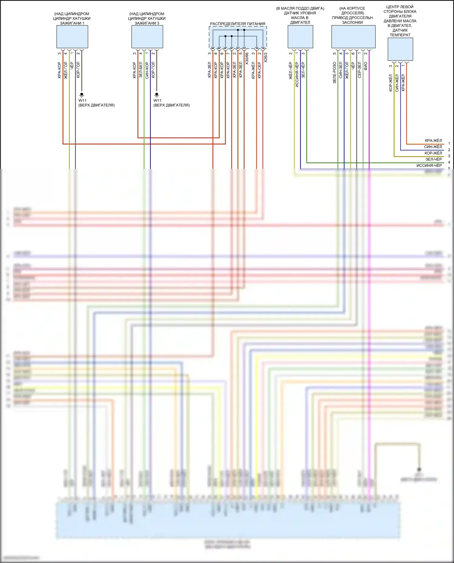E-класс All-Terrain Mercedes-Benz S213 рестайлинг (2020-2024): Электросхема двигателя 3.0l turbo hybrid (7 из 10) 