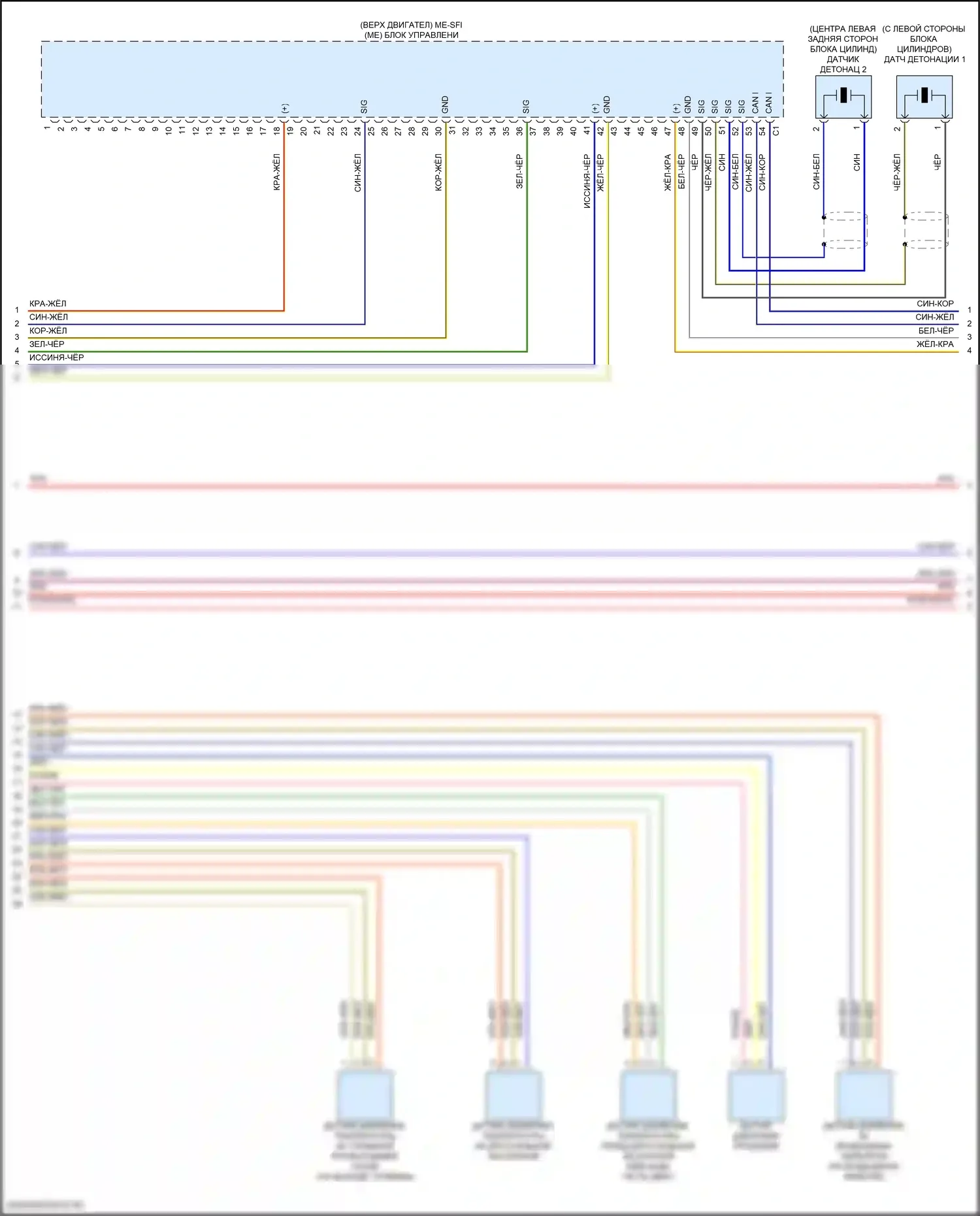 E-класс All-Terrain Mercedes-Benz S213 рестайлинг (2020-2024): Электросхема двигателя 3.0l turbo hybrid (8 из 10) 