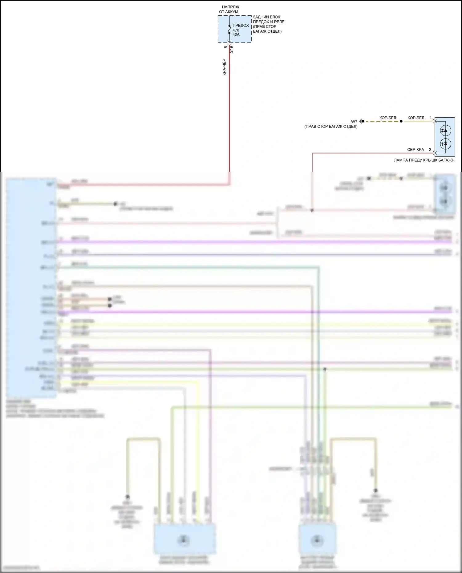 E-класс All-Terrain Mercedes-Benz S213 рестайлинг (2020-2024): Электросхема фар и фонарей, кабриолет со светодиодными фарами (1 из 4) 