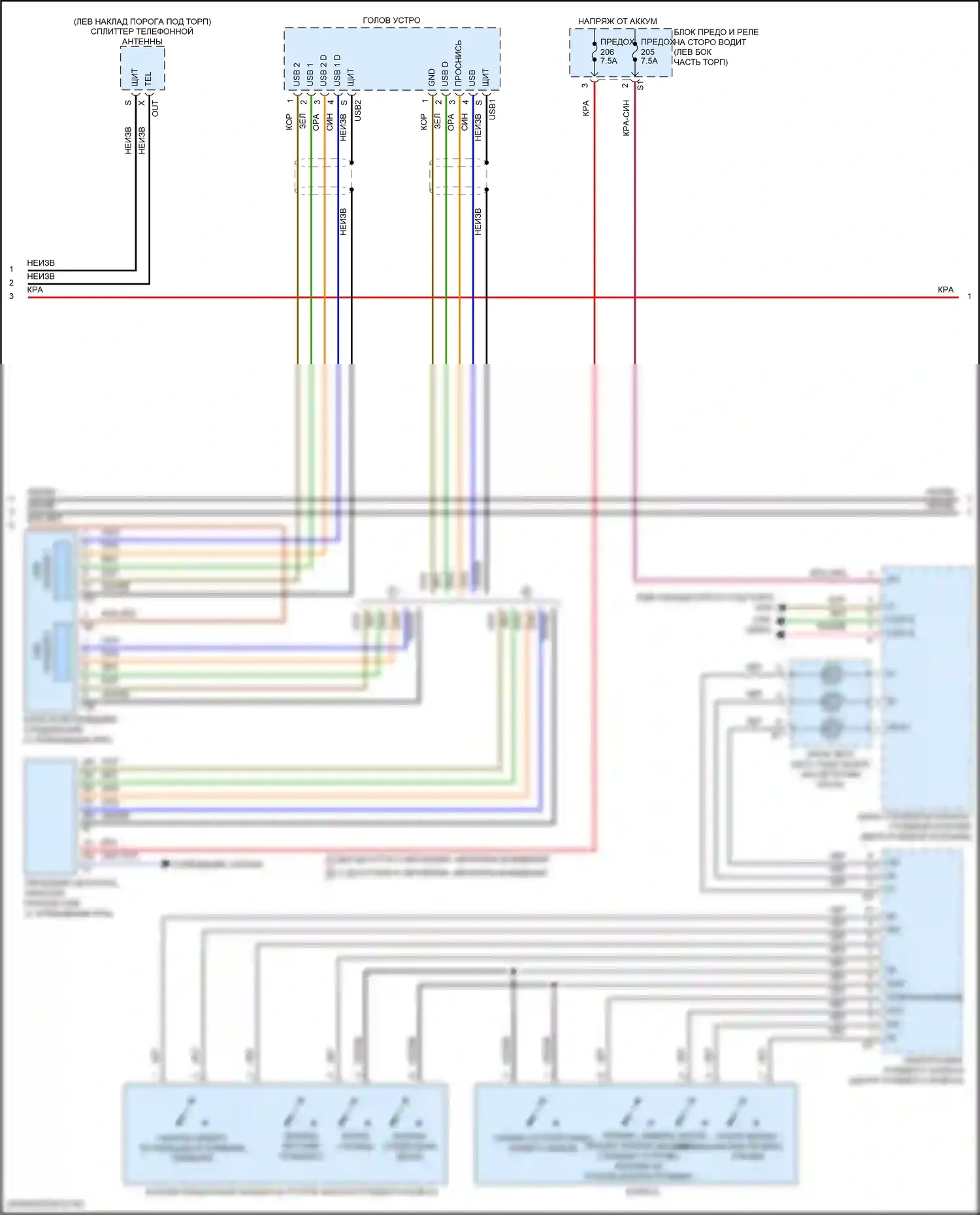 E-класс All-Terrain Mercedes-Benz S213 рестайлинг (2020-2024): Электросхема управления магнитолы comand, кабриолет (5 из 6) 