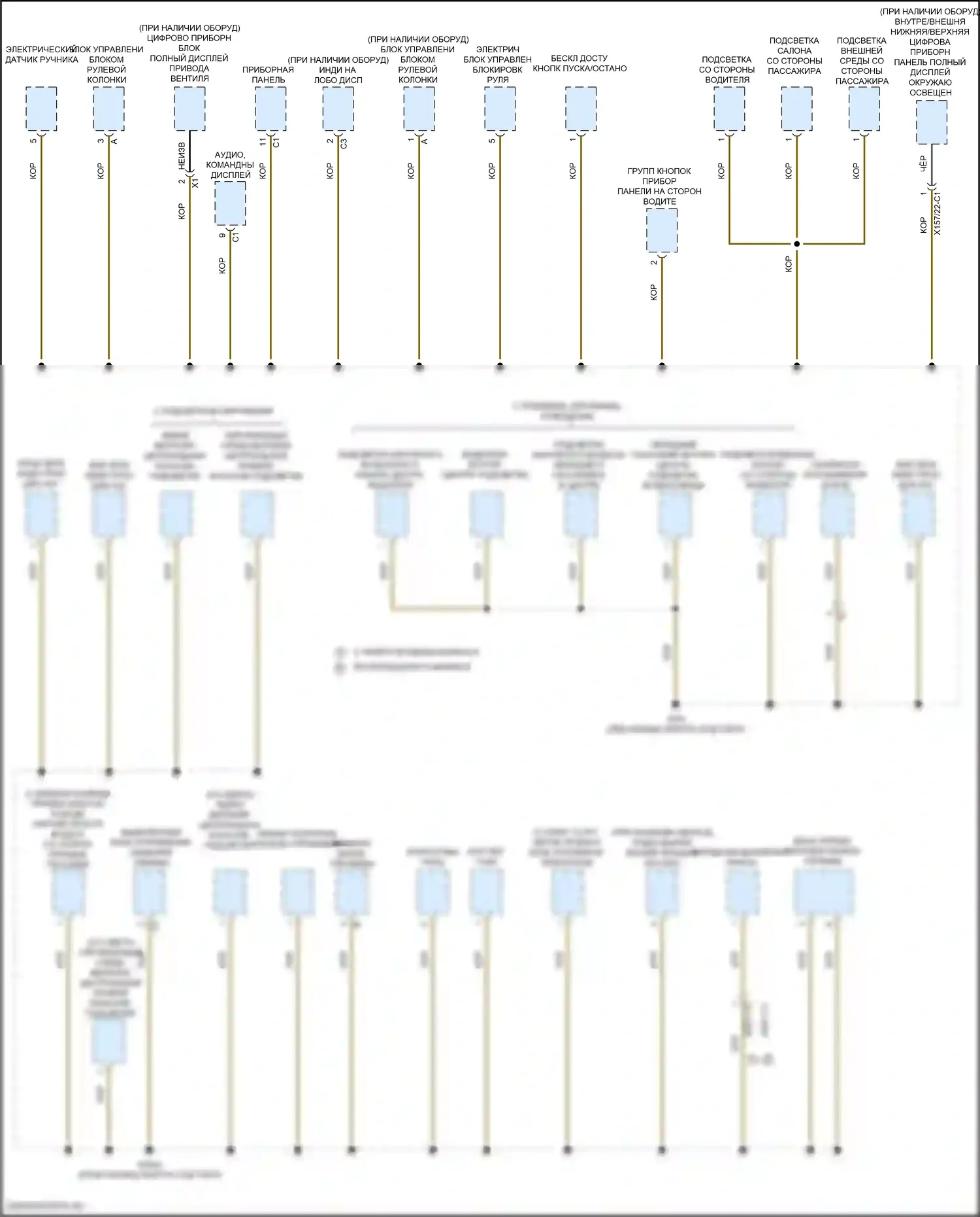 E-класс All-Terrain Mercedes-Benz S213 рестайлинг (2020-2024): Электросхема разводки массы, кабриолет (5 из 7) 