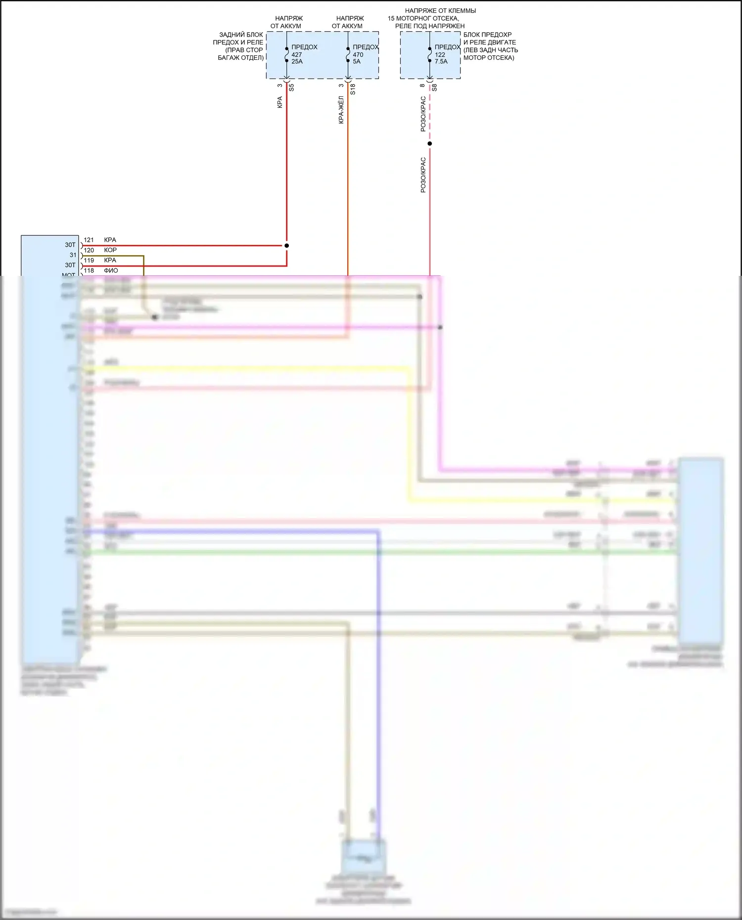 E-класс Mercedes-Benz W213/S213/C238/A238 рестайлинг (2020-2024): Электросхема блокировки дифференциала 