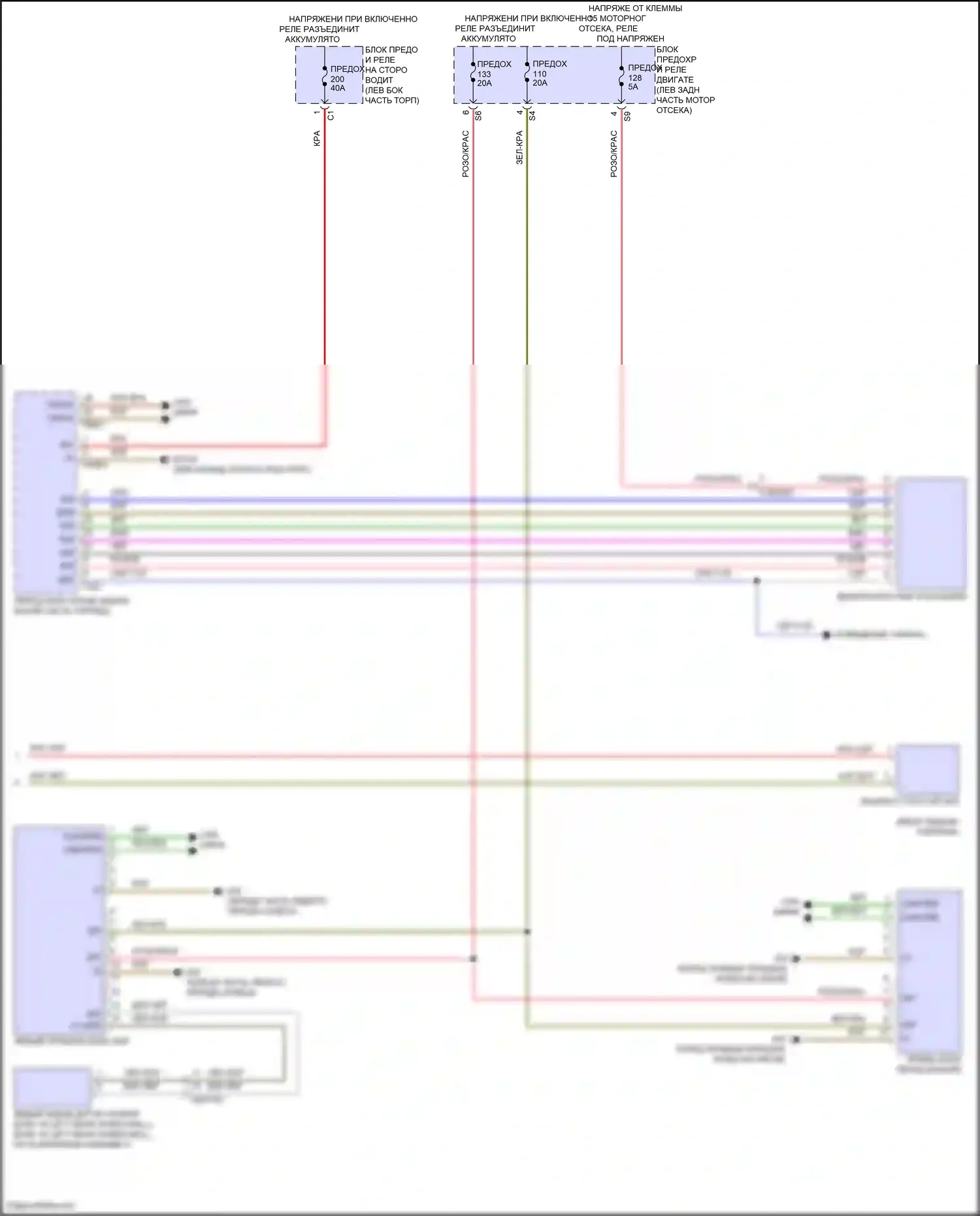 E-класс Mercedes-Benz W214/S214 (2023-2024): Электросхема фар и фонарей (3 из 3) 