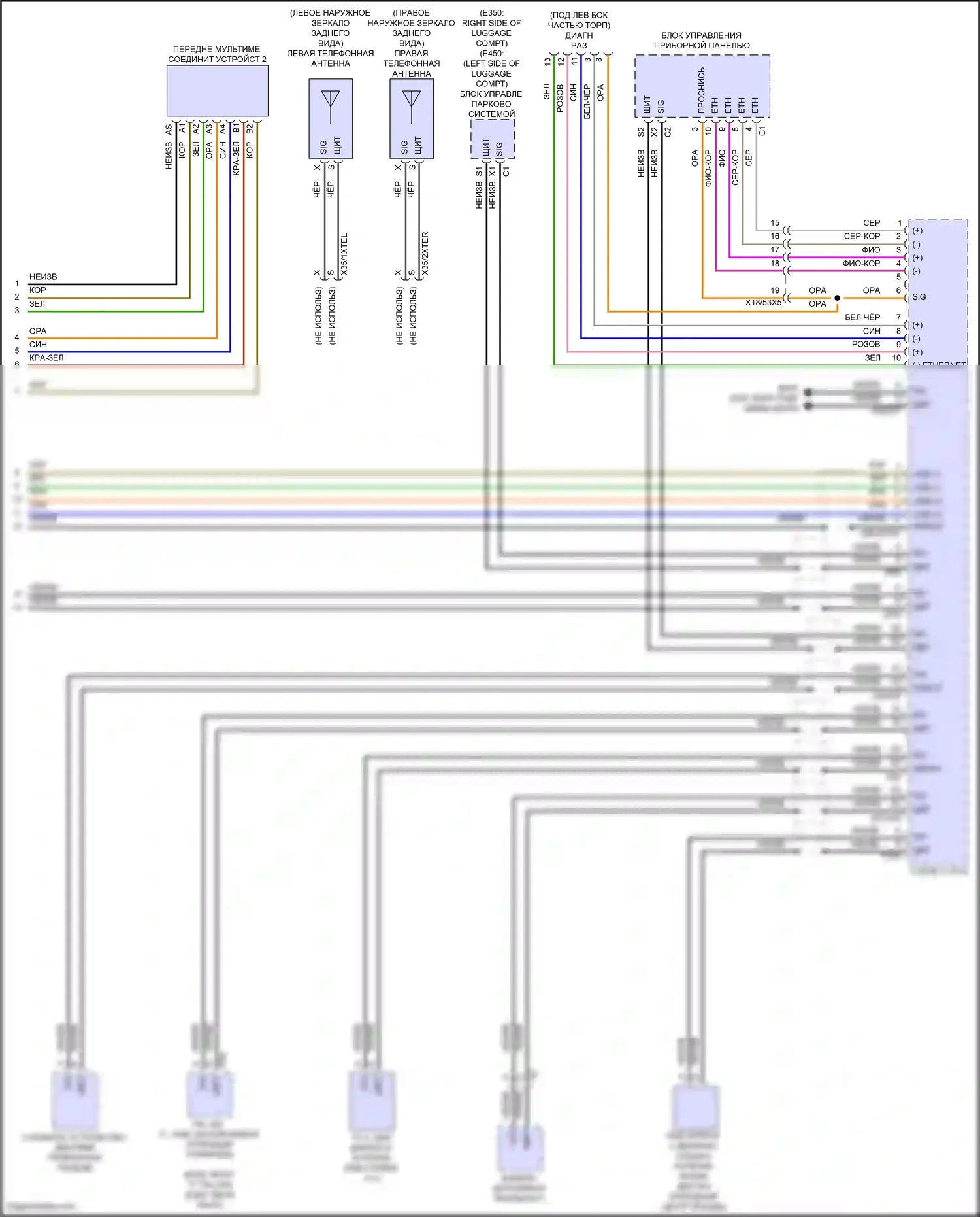 E-класс Mercedes-Benz W214/S214 (2023-2024): Магнитола comand электросхема вагона (4 из 4) 